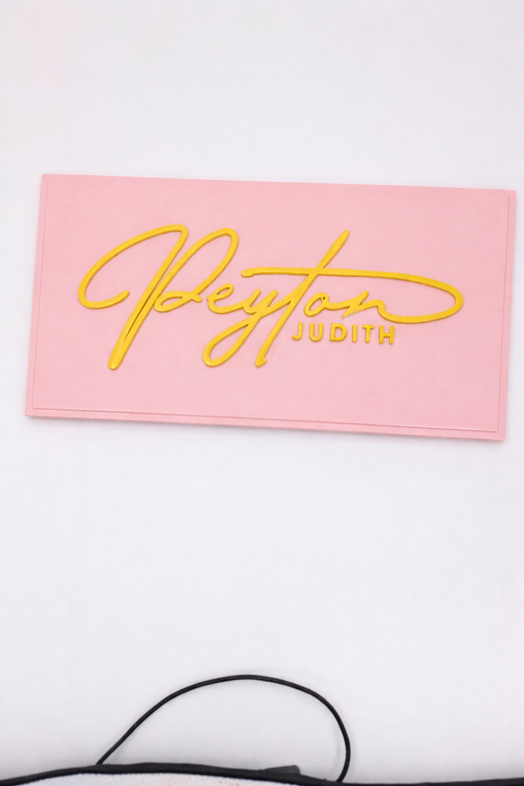 Custom Raised-Letter Name Sign – Personalized Wall or Door Decor