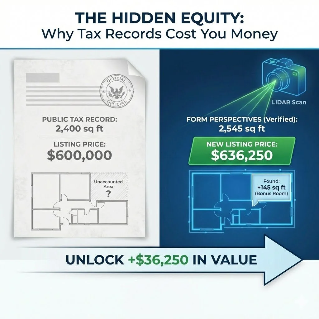 The Hidden Equity in Your Listing: Why Tax Records Are Costing Your Sellers Money
