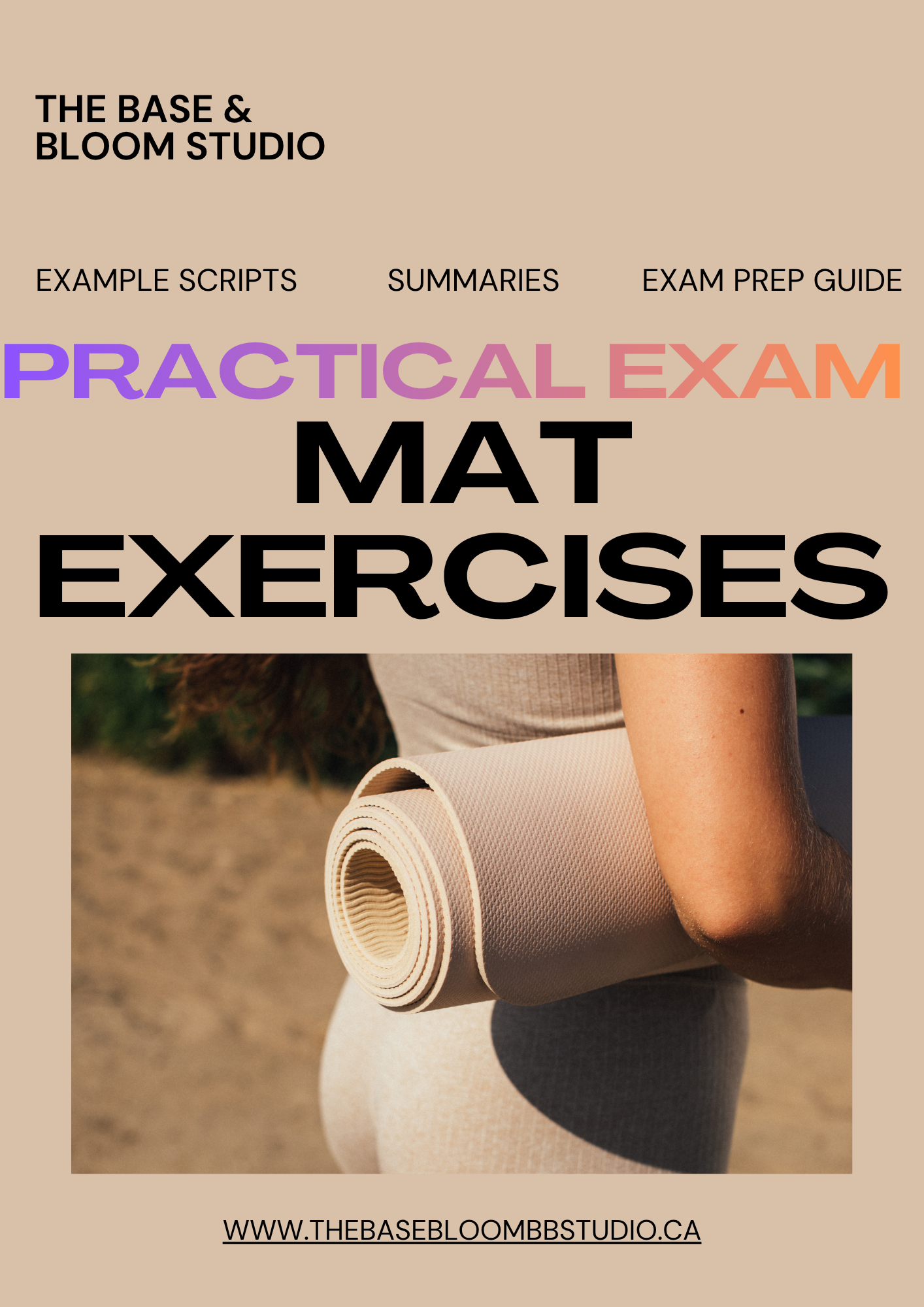 STOTT PILATES® Practical Exam — MAT Example Exercises