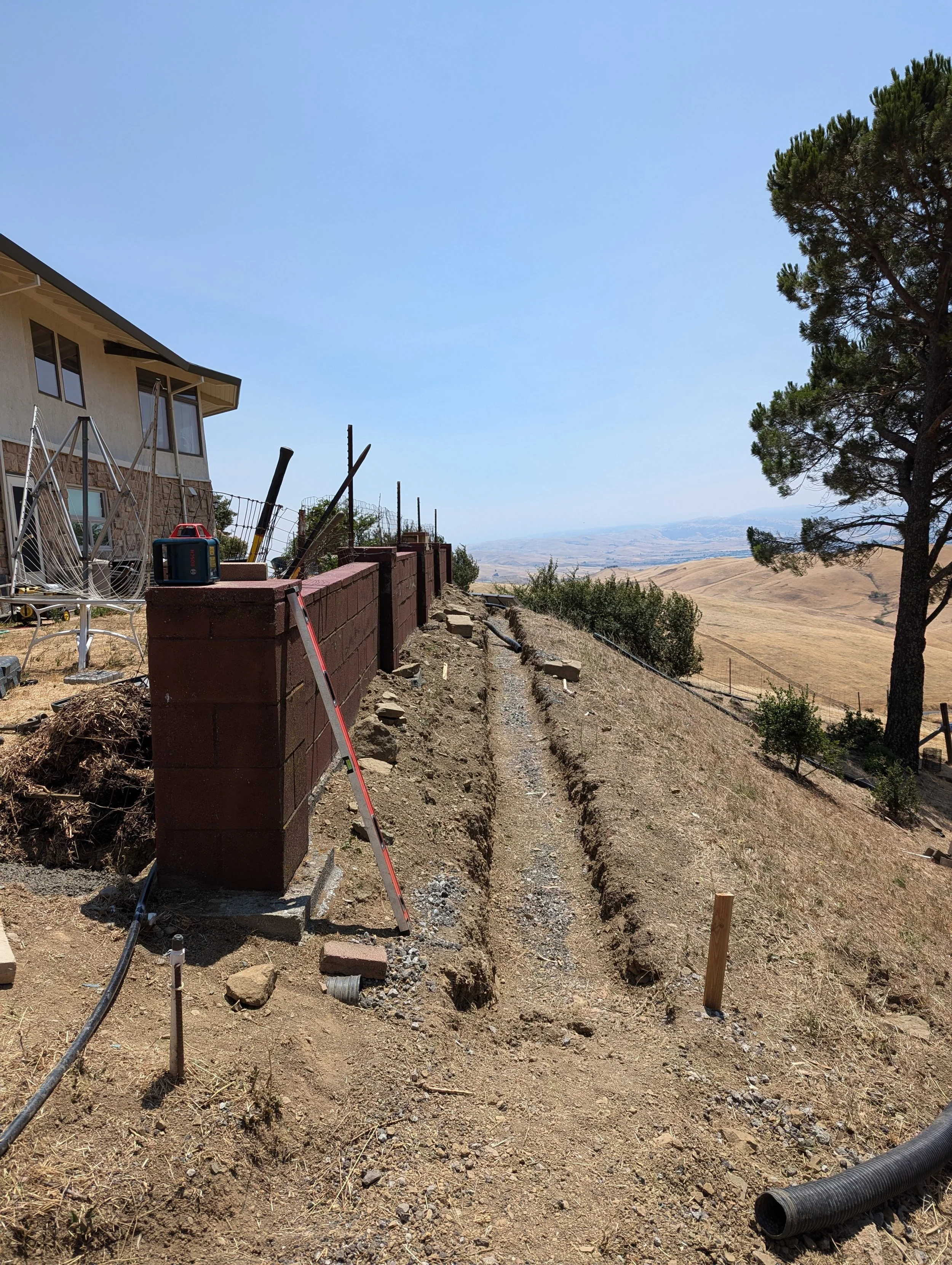 Retaining Wall footer