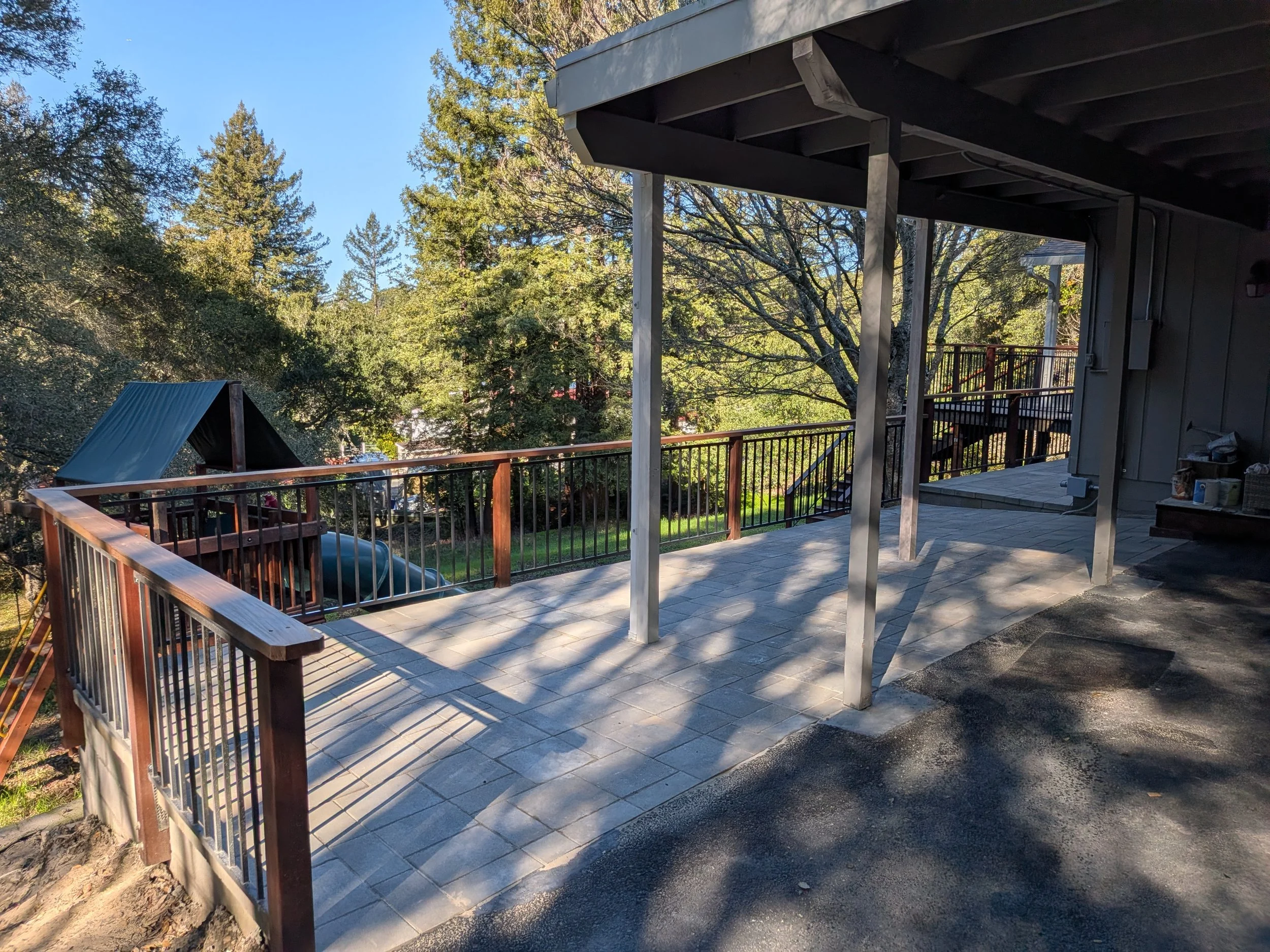 Lamorinda Hilltop estate retaining wall and masonry by Solves All Engineering