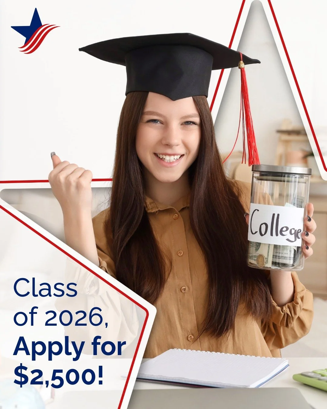 You&rsquo;ve done the work in the classroom. 📚
Now let us help with the tuition! 🎓🌟

For the first time ever, United Community FCU is awarding TWO $2,500 scholarships to graduating high school seniors who are credit union members!

Whether you&rsq