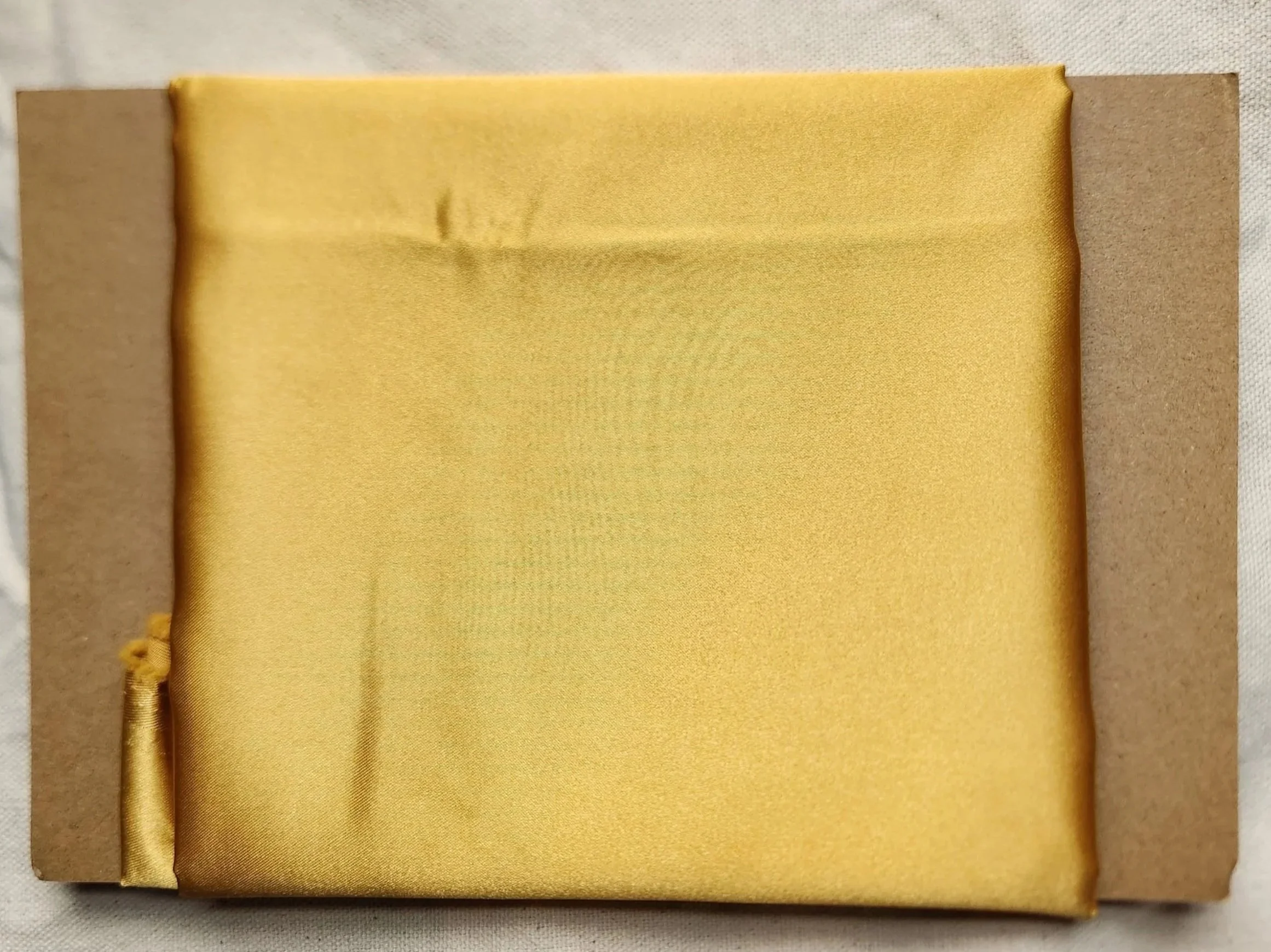 Satin Remnants - Yellow & Orange