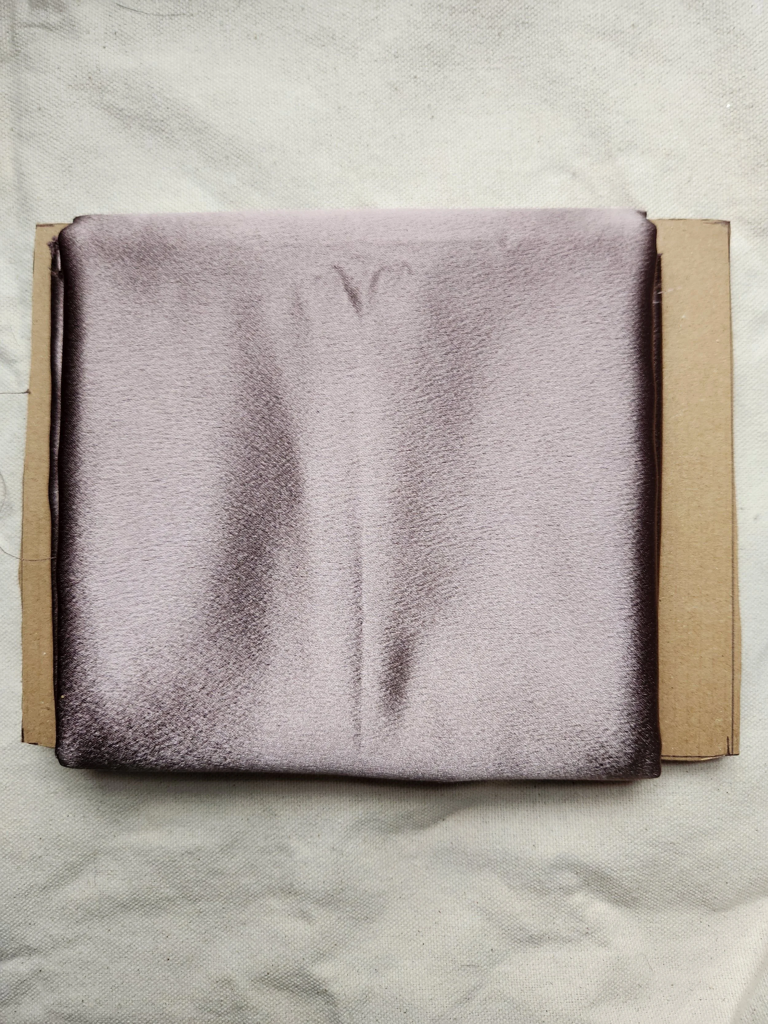 Satin Remnants - Brown, Tan & Beige