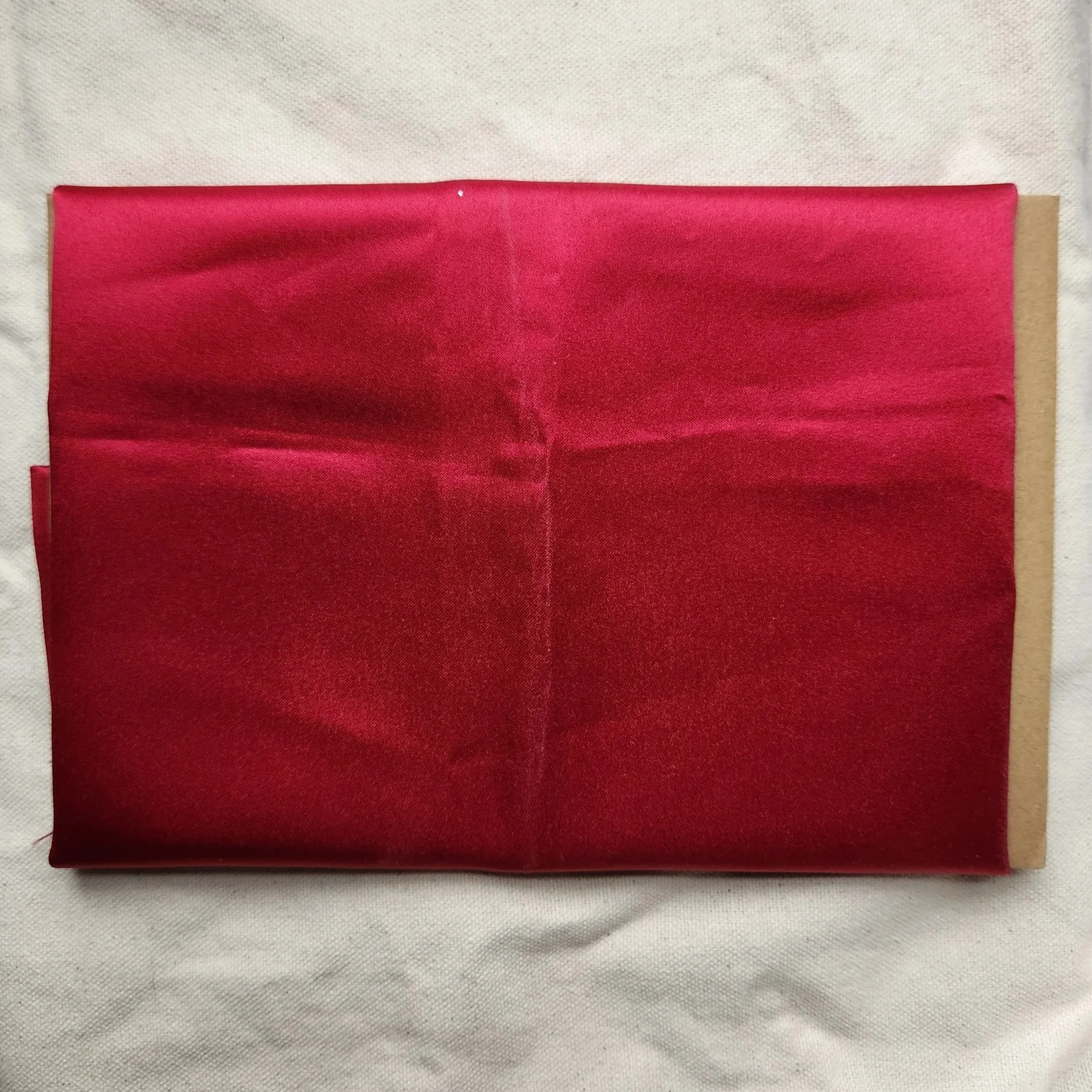 Satin Remnants - Red