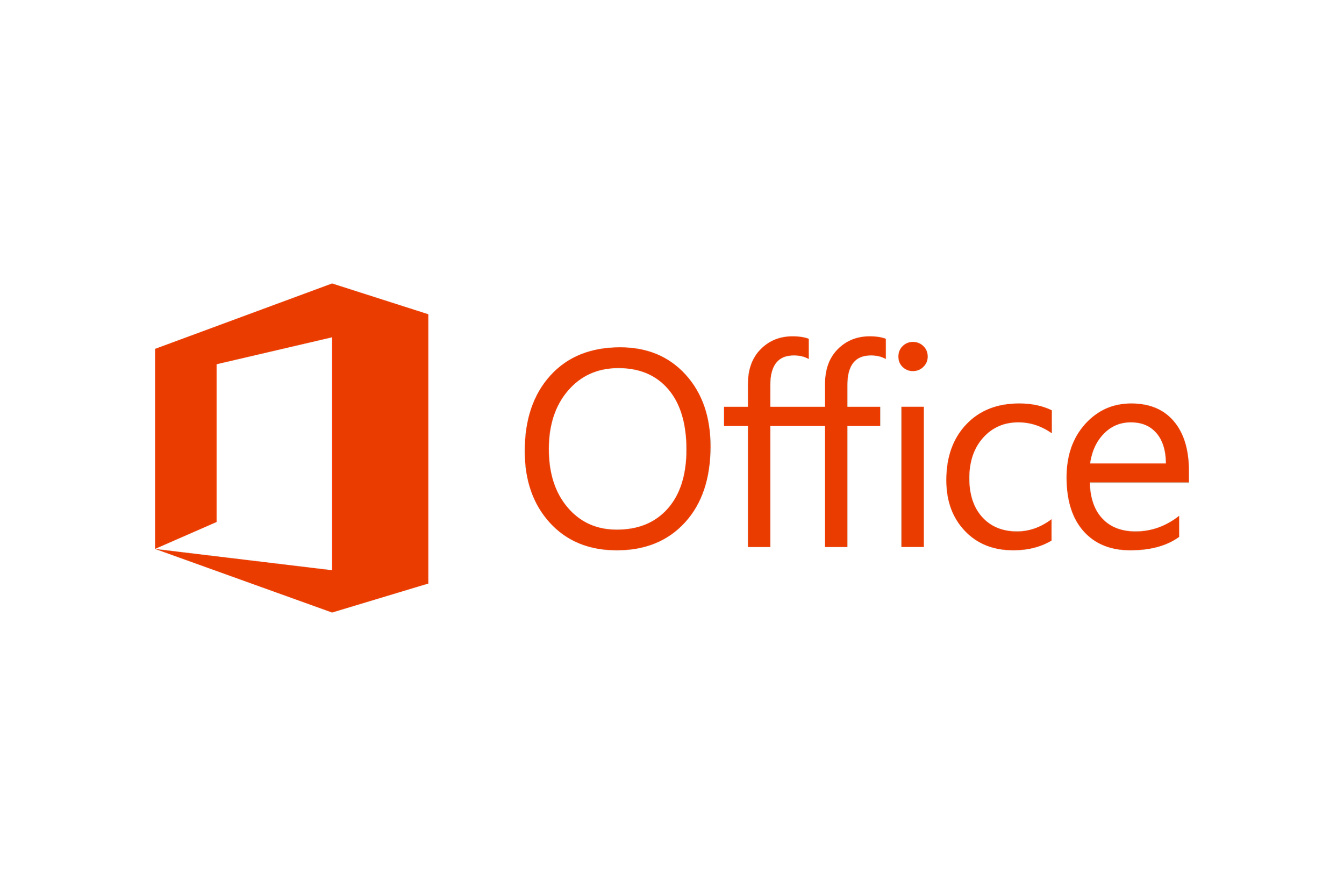 Microsoft Office logo with orange open book icon and the word 'Office' in orange text on a black background.