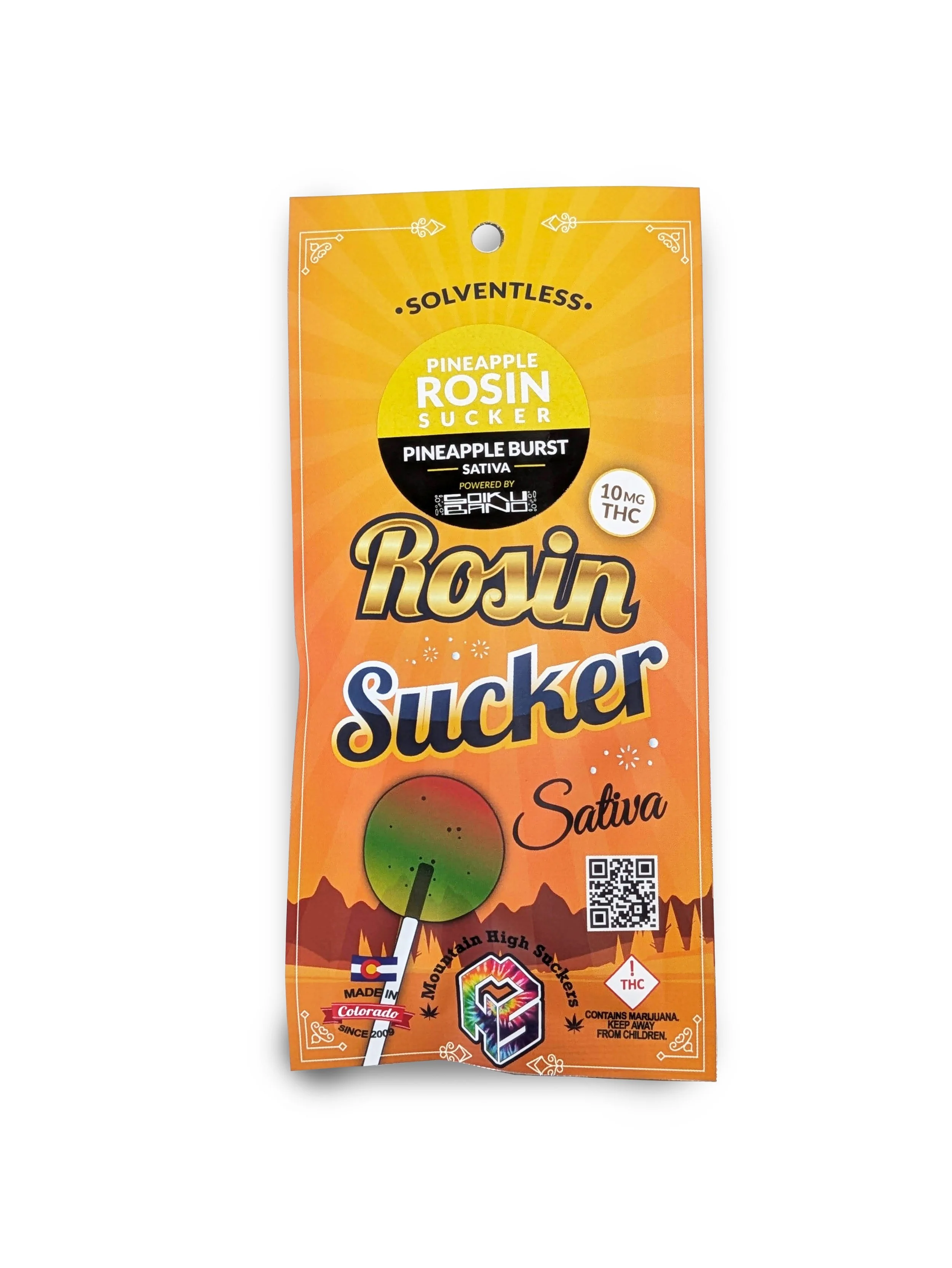 Pineapple Rosin Sucker (Sativa, 10mg)