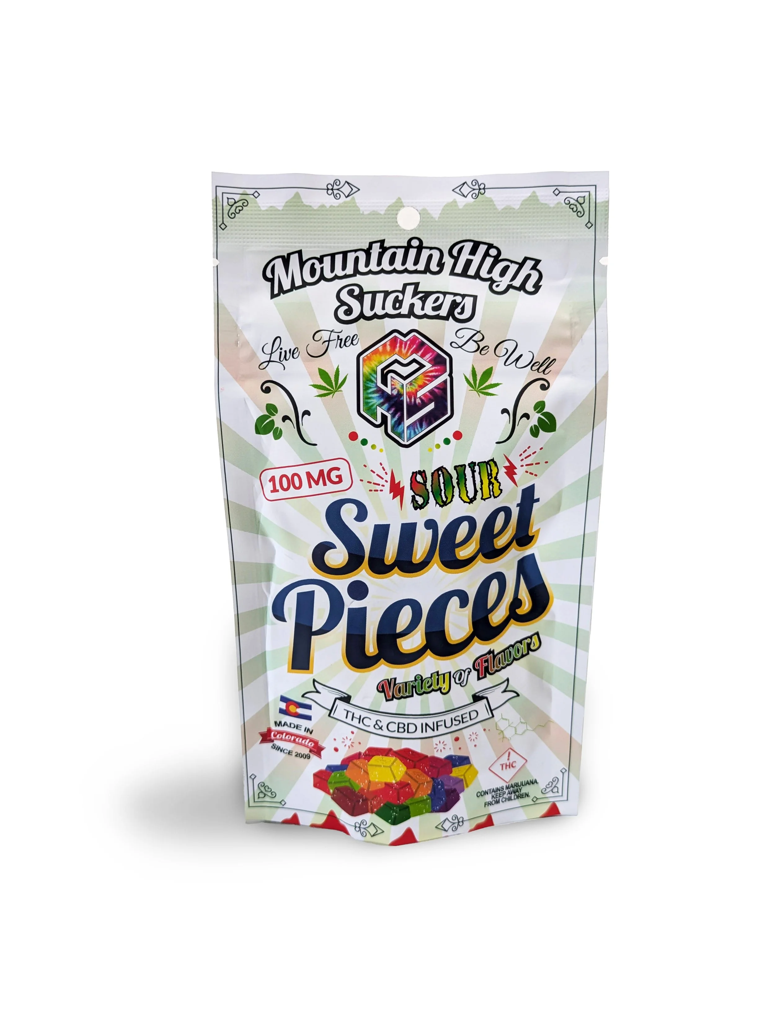 Sour Sweet Pieces (100mg)