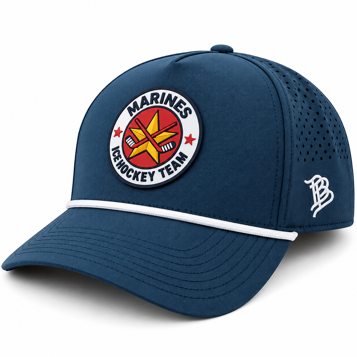 Blue PVC Patch Hat