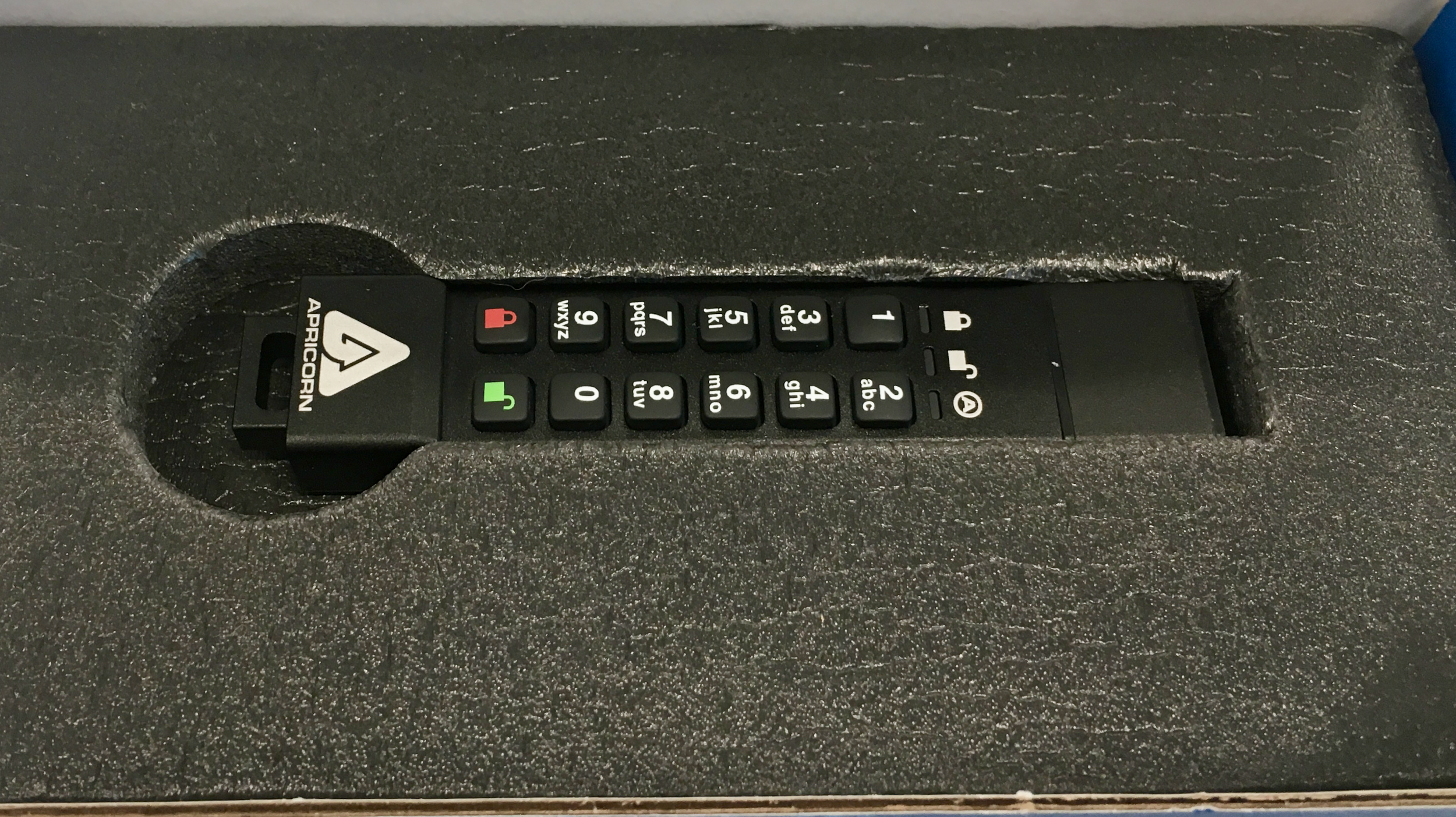 The Apricorn Aegis SecureKey Flash Drive