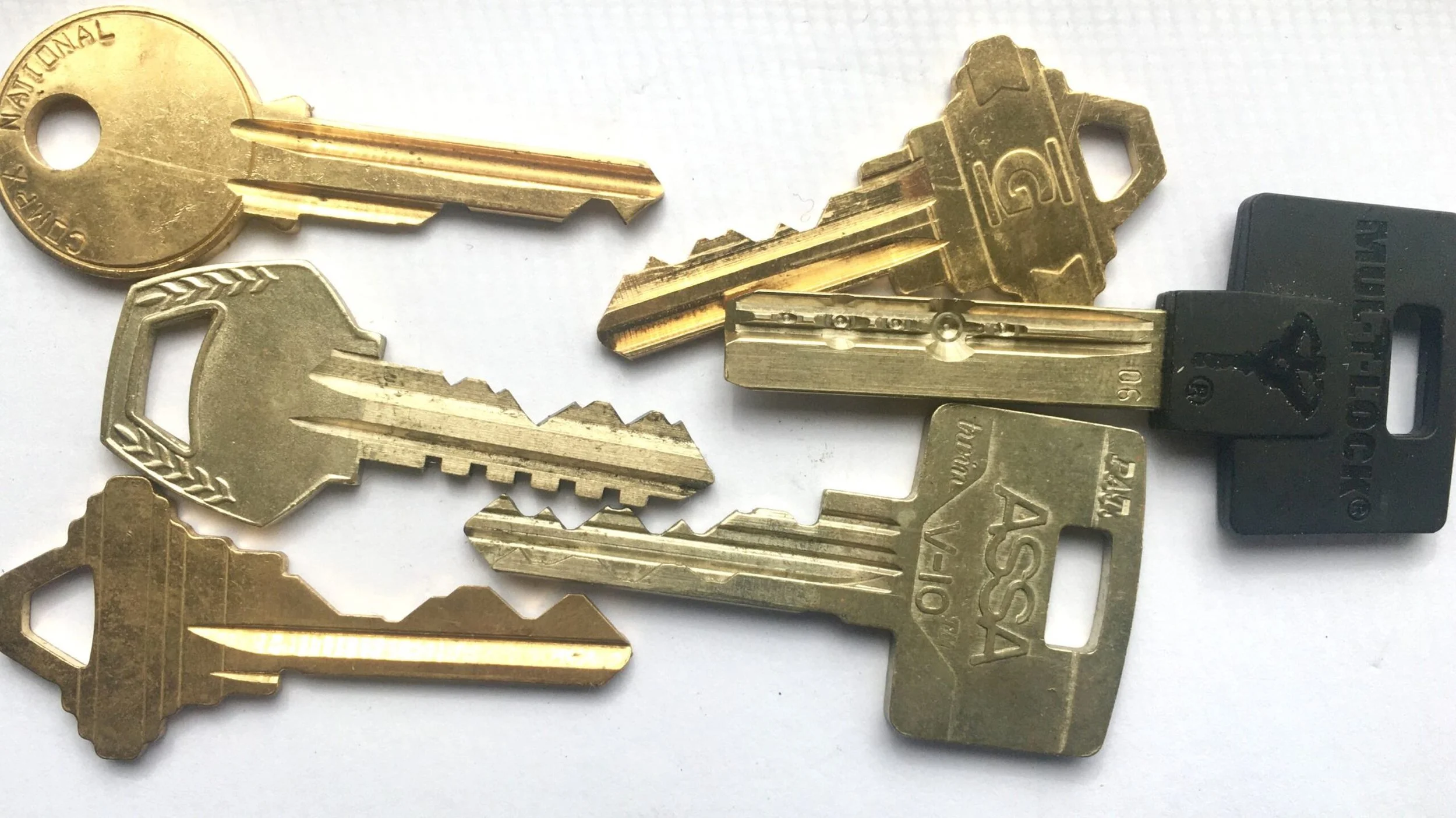 Common Lock Nomenclature: Key Anatomy