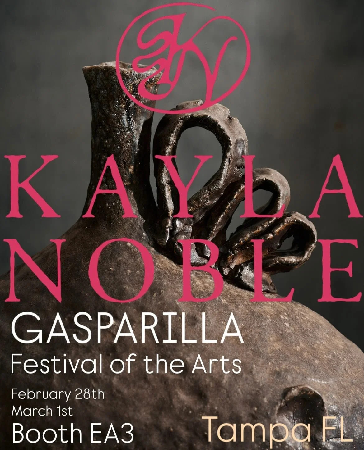 Come join me @gasparillaarts this weekend 
Xoxo Kayla