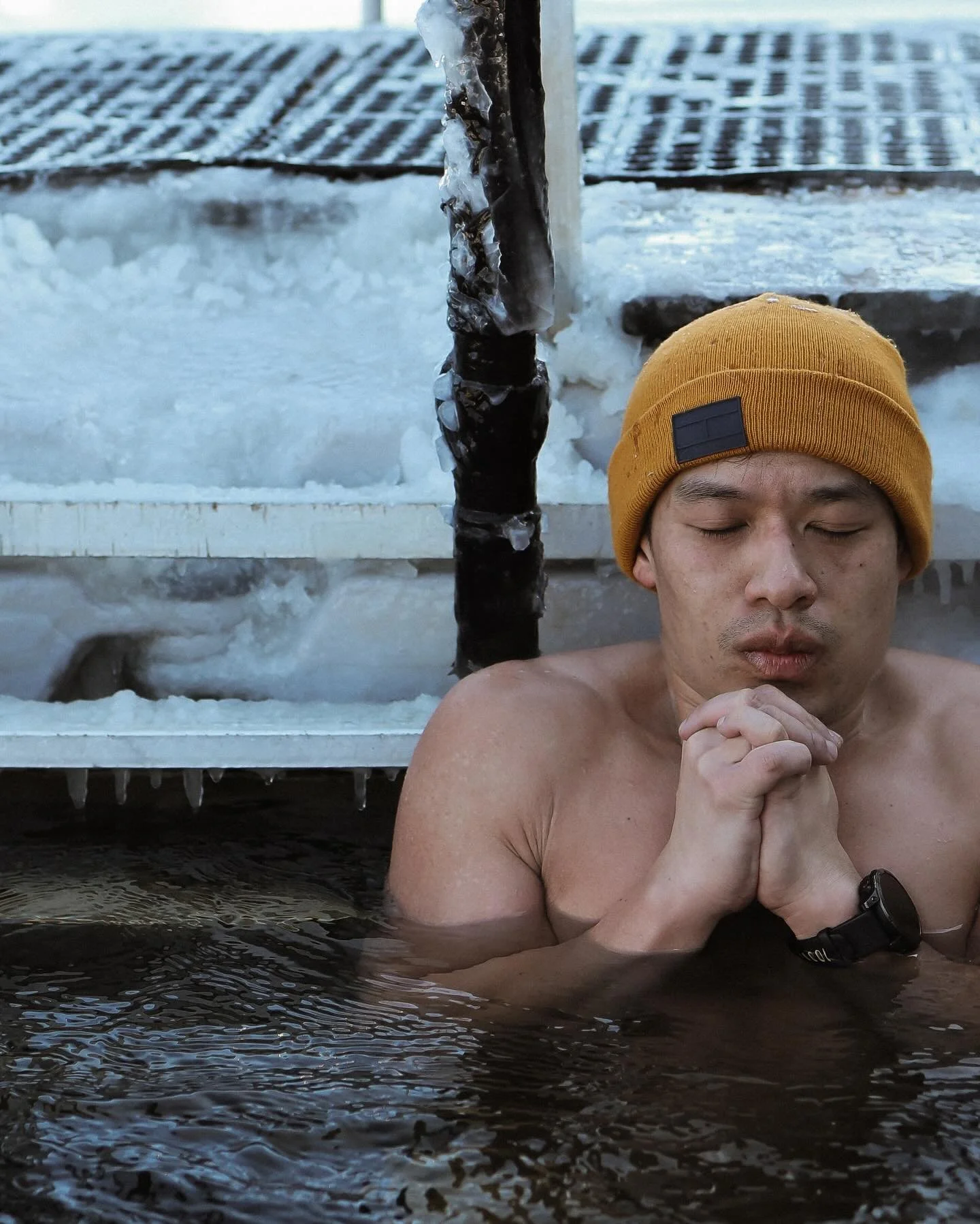 What we hear after jumping into 33 degree cold plunge, in 10 below zero weather, after cooking in a 210 degree sauna for 20 minutes. 

Embrace some cold this winter. Like it&rsquo;s proven to us, it has some real power to heal. 🌬️