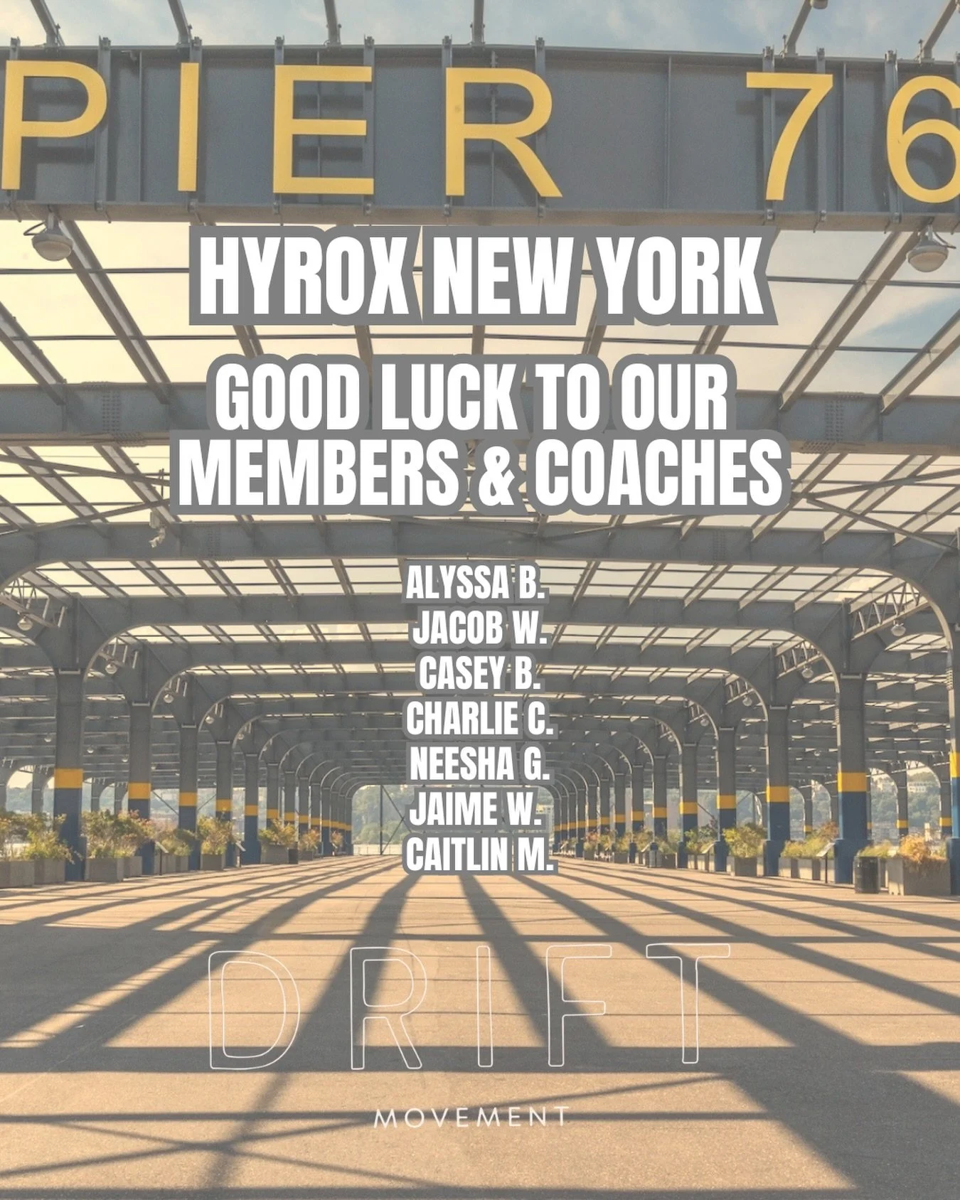 New York weekend two is just around the corner!! Sending good luck vibes to everyone competing! 

#hyrox #hyroxnyc #hyroxtrainingclub #fitness #newyork