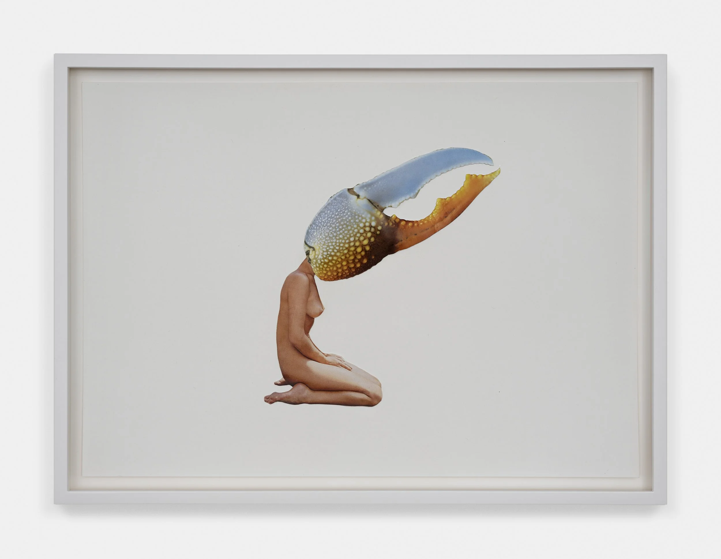 Girl with Claw,
2026
Collage on paper
Framed: 33.5 x 46
cm