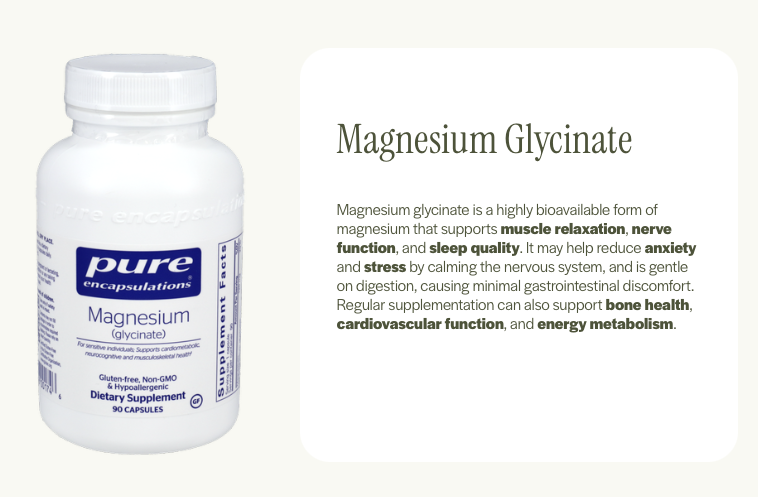 The Benefits of Magnesium Glycinate: Why This Essential Mineral Matters for Your Health