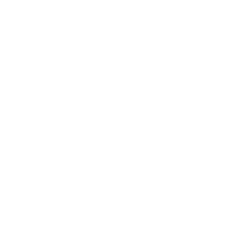 Line drawing of a flower with detailed petals on a black background.