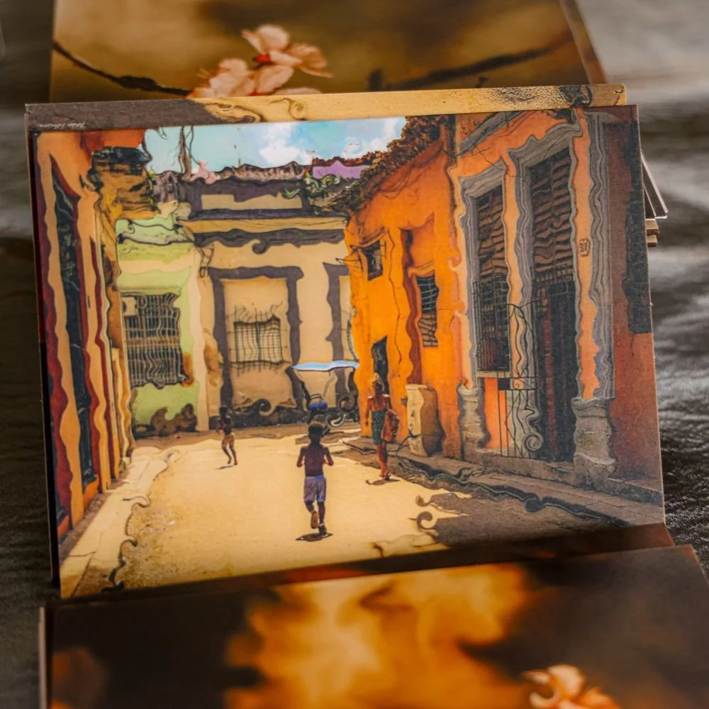 Havana Street — Impressionist Fine Art Greeting Card.jpg