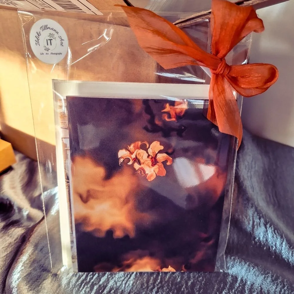 Night Flowers and Universe — Fine Art Greeting Card (2).jpg