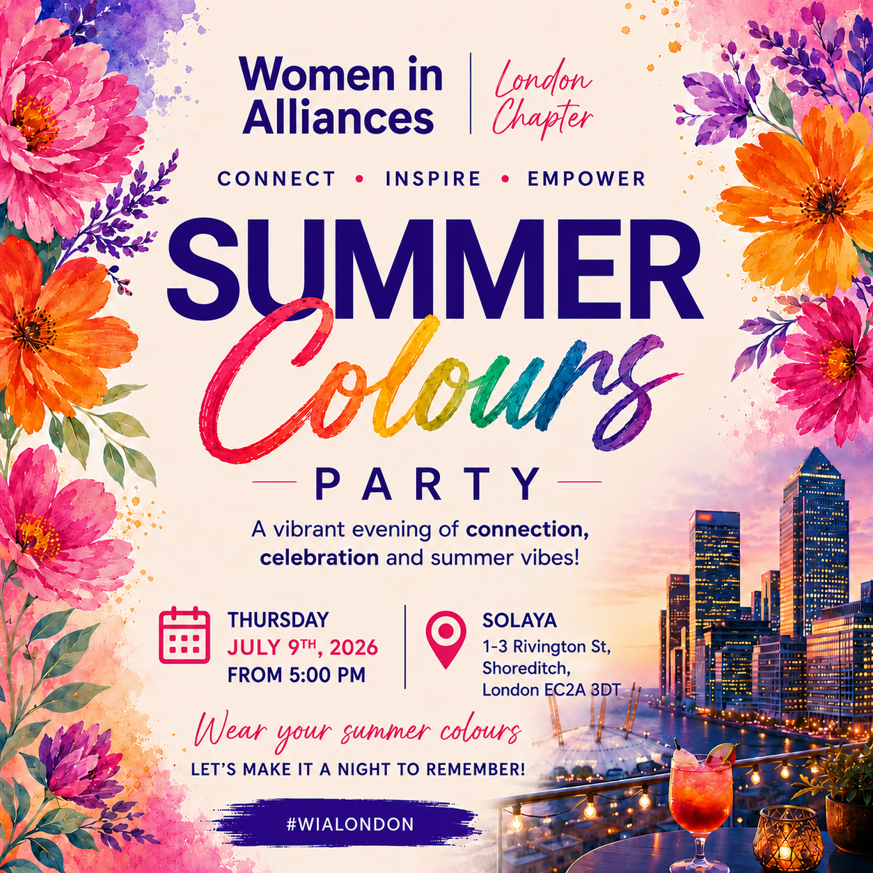 London Chapter - Summer Colours Party