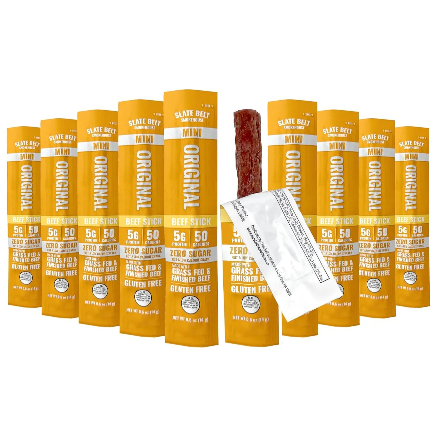 Mini Grass-Fed Zero Sugar Beef Sticks - Original