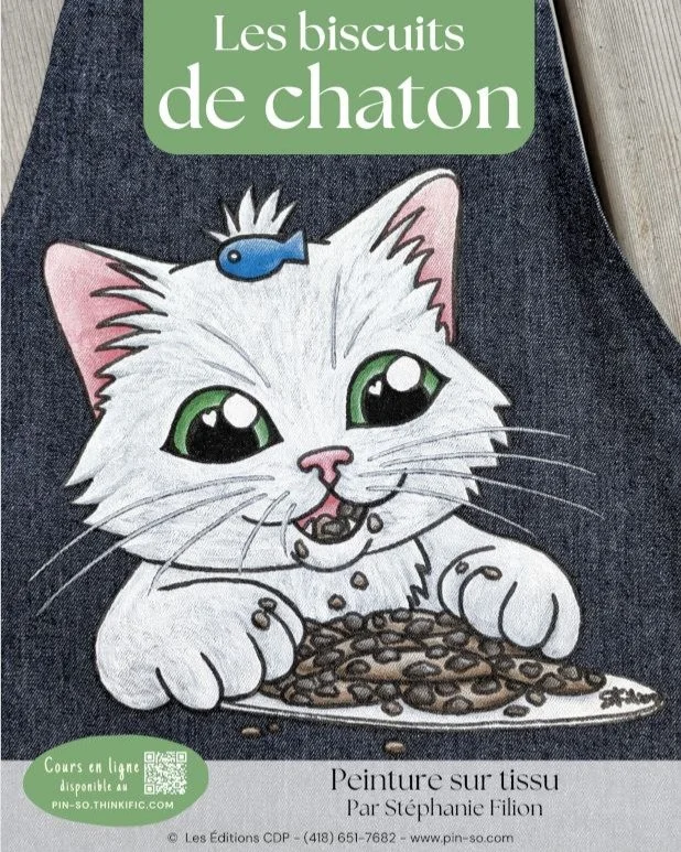 Mon patron pour les portes ouvertes d'Avril 2025. Mon petite tablier pour enfant! Il est disponible en version PDF et papier!
Verision PDF: https://pin-so.com/boutique/Les-biscuits-de-chaton-SF-Patron-PDF-Francais-p742812157
Version papier: https://p
