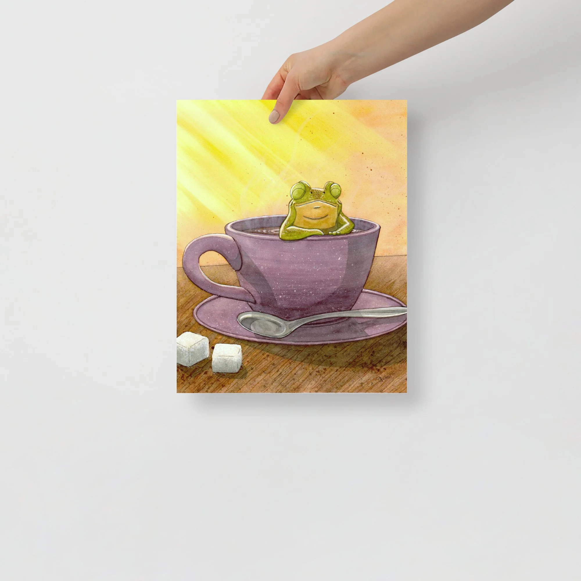 Poster imprimé "Breuvage à la grenouille"