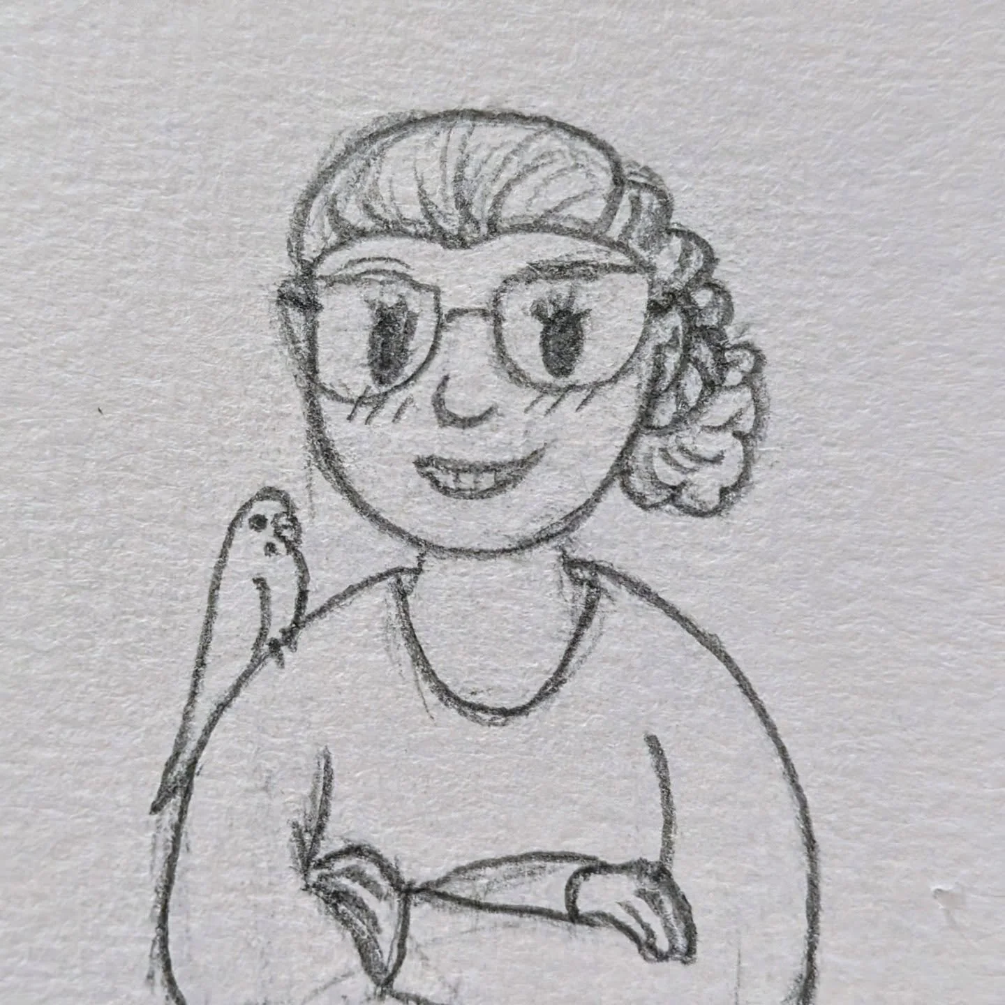 Autoportrait version bande dessin&eacute;e ;)