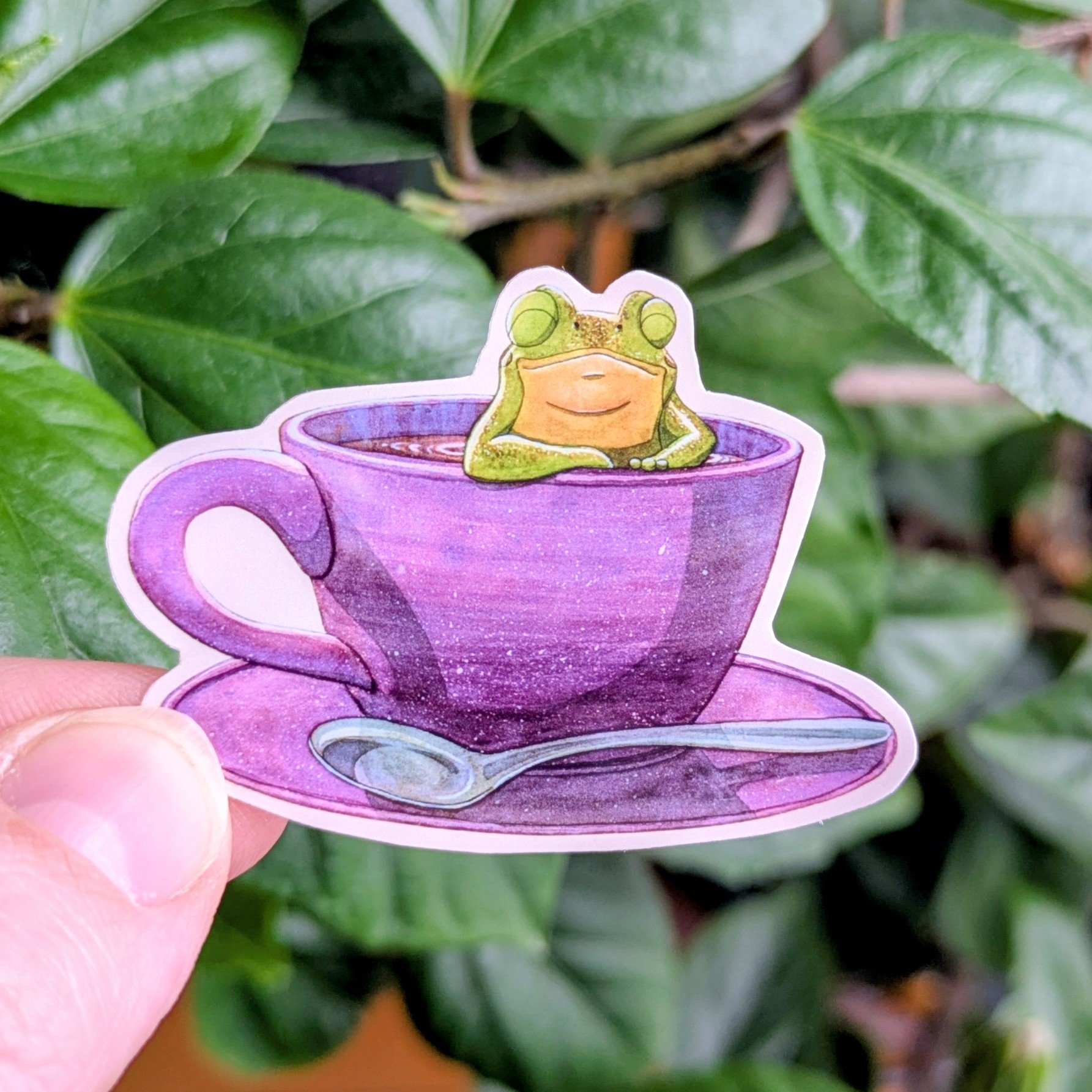 Autocollant Breuvage à la grenouille