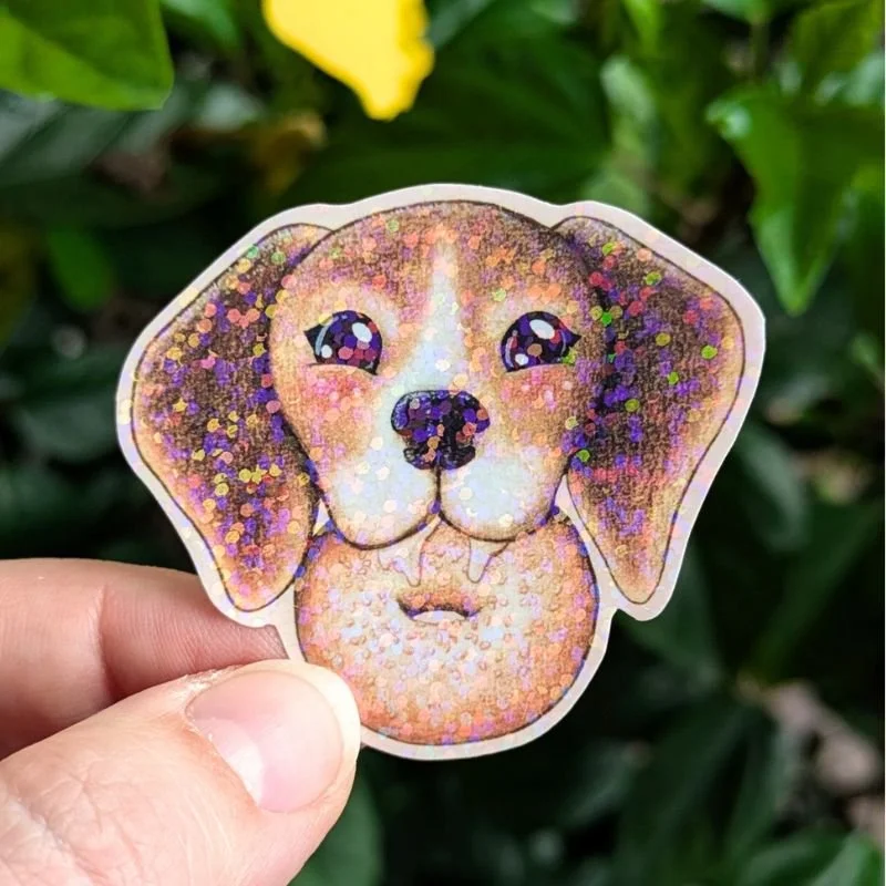 ✨NOUVEAU✨ Autocollant Beagle & Bagel