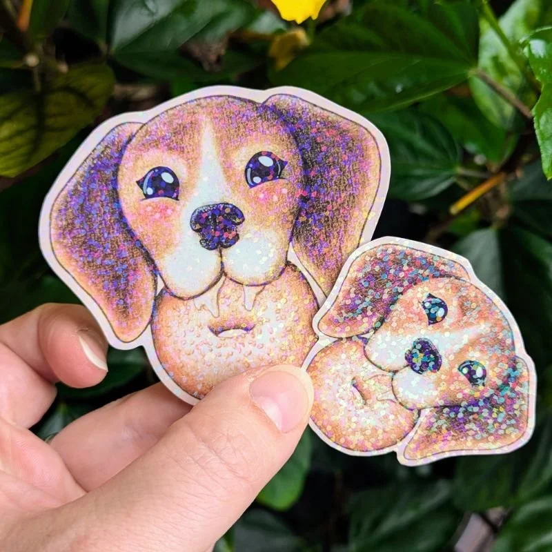 ✨NOUVEAU✨ Autocollant Beagle & Bagel