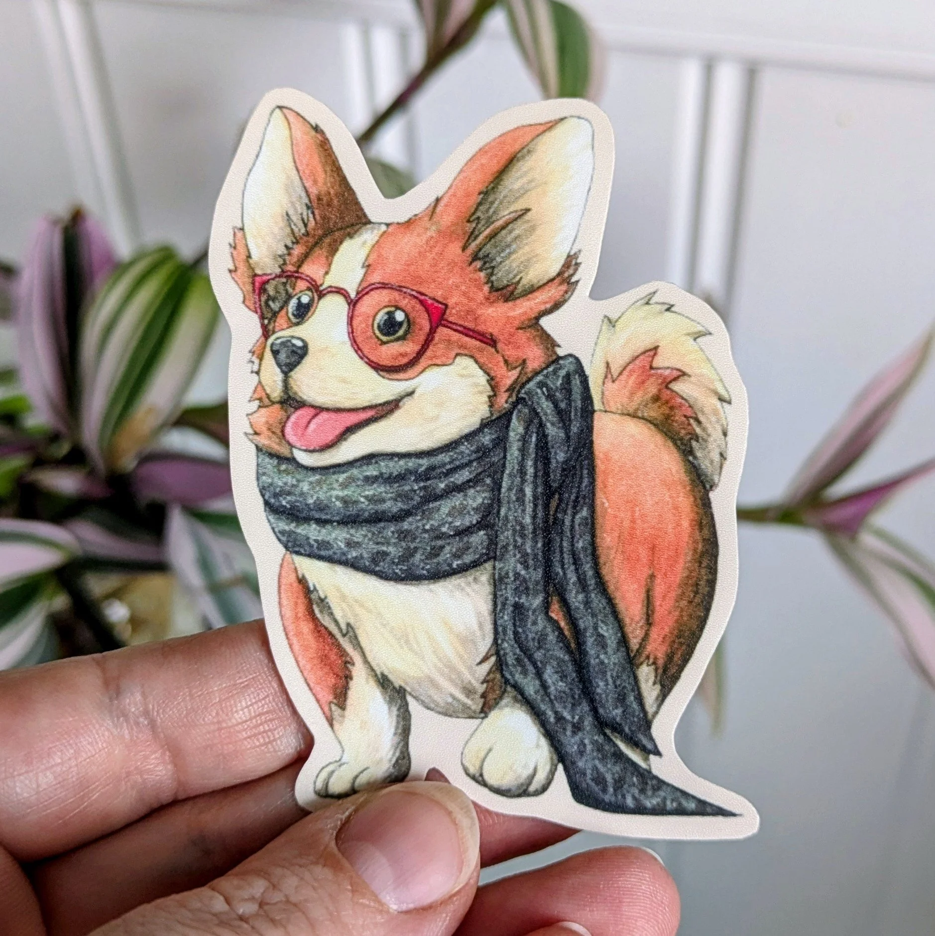 Autocollant d'Archibald le chien