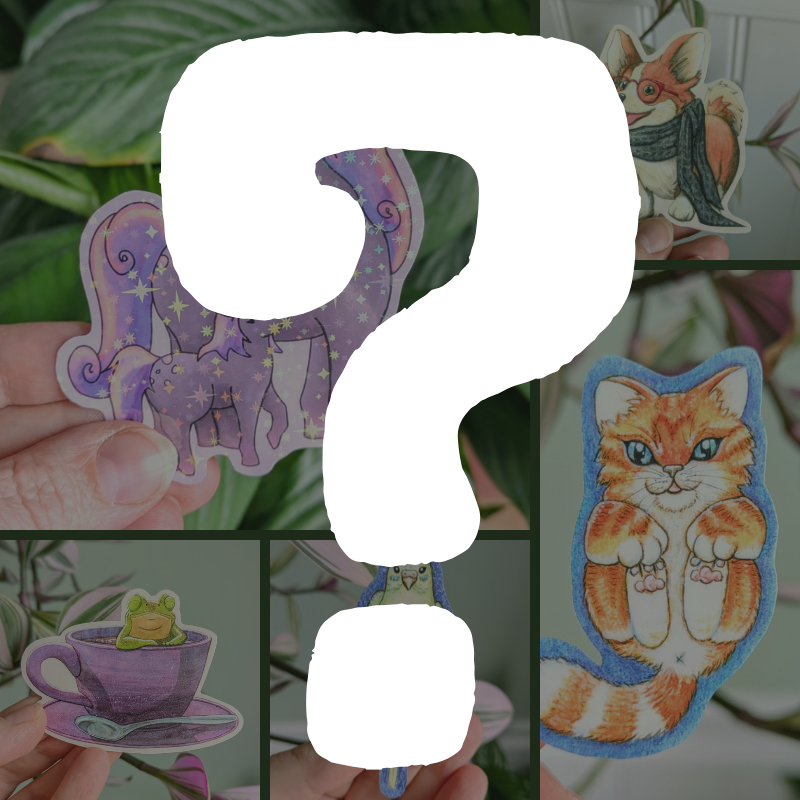 Lots de 5 autocollants "Surprends-moi"