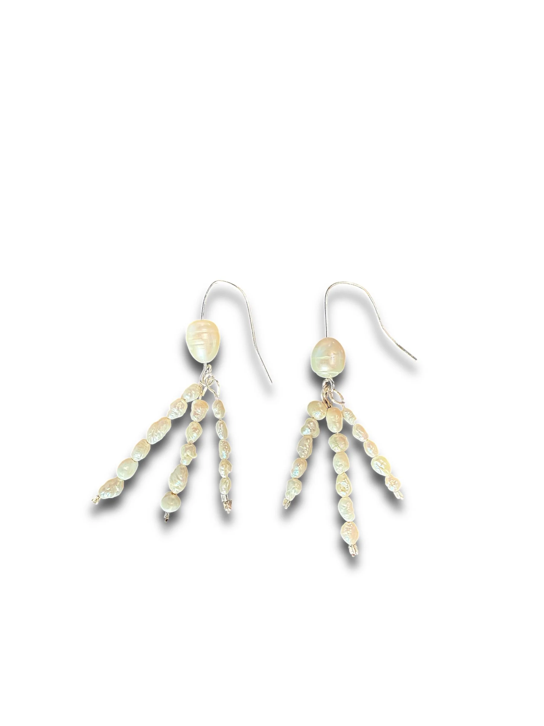 Baroque Pearl Wired Earrings