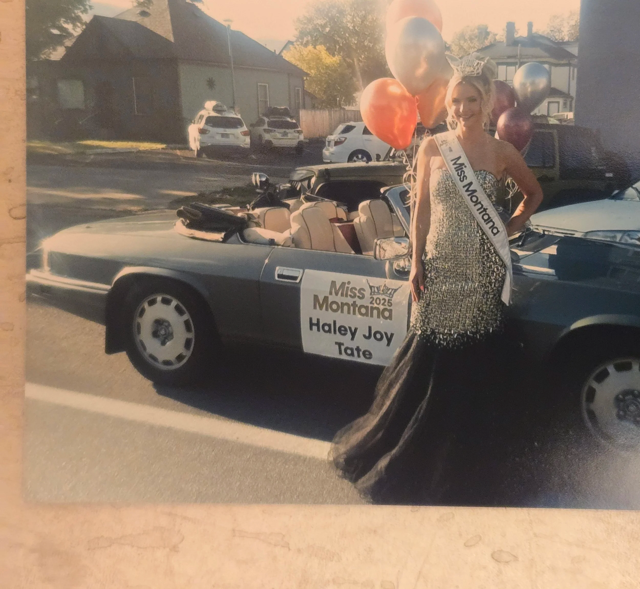 Jeff Stevens drives Miss Montana (Haley Joy Tate) in the 2026 UM Homecoming Parade.