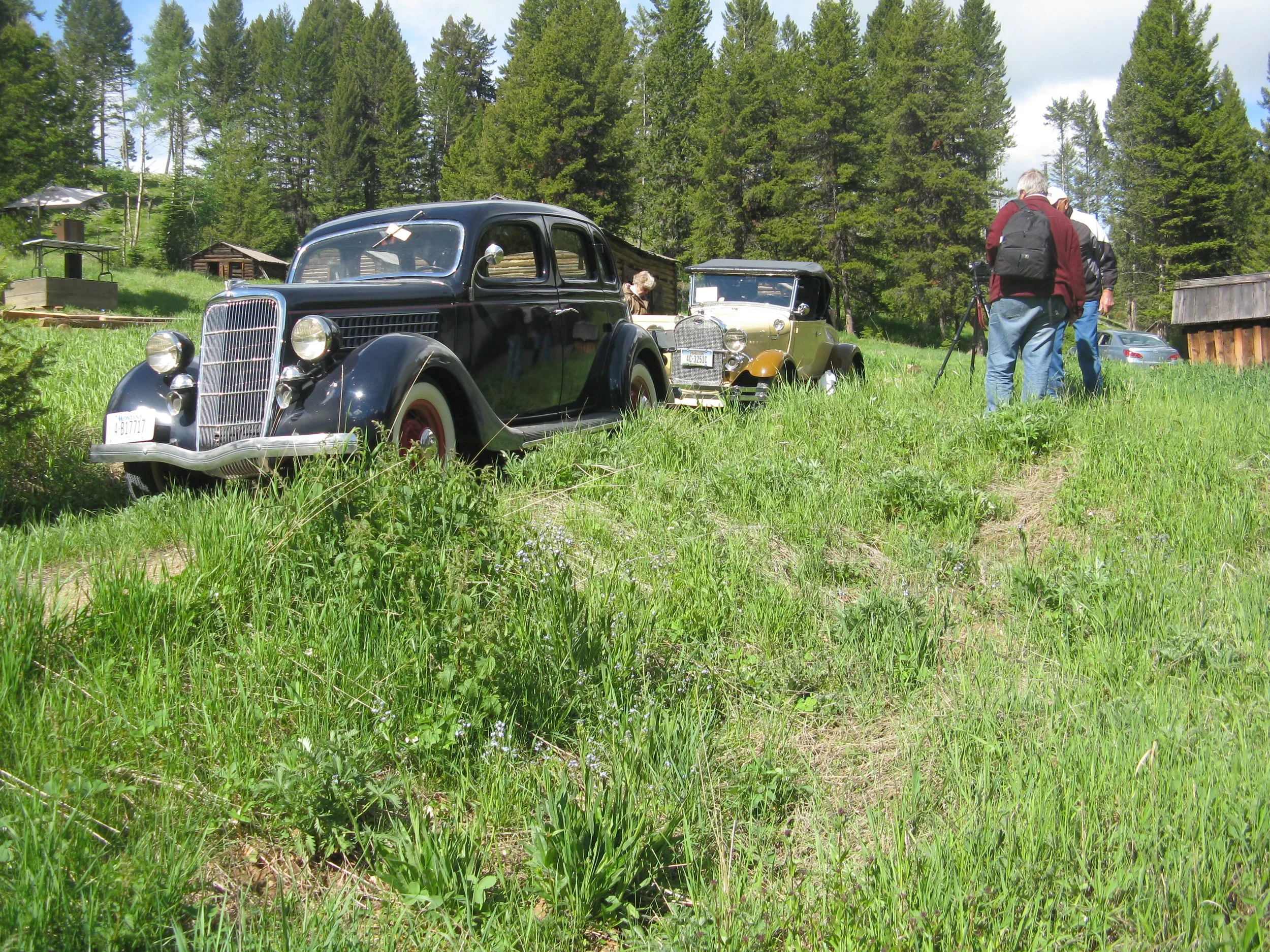 Some club cars at Garnet Days, an annual celebration at this restored ghost town.