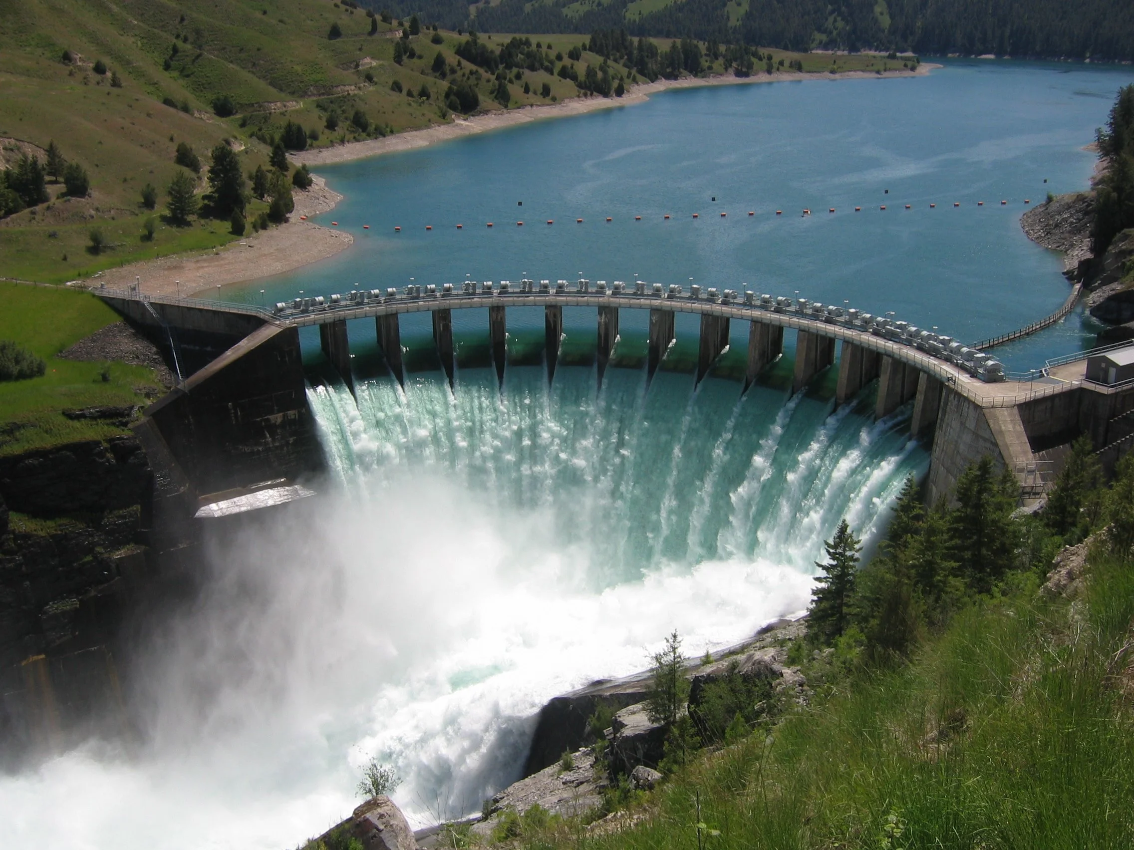 On our Mission Valley Back Roads tour we wqtched the former Kerr dam spilling 50,000 c.f.s.