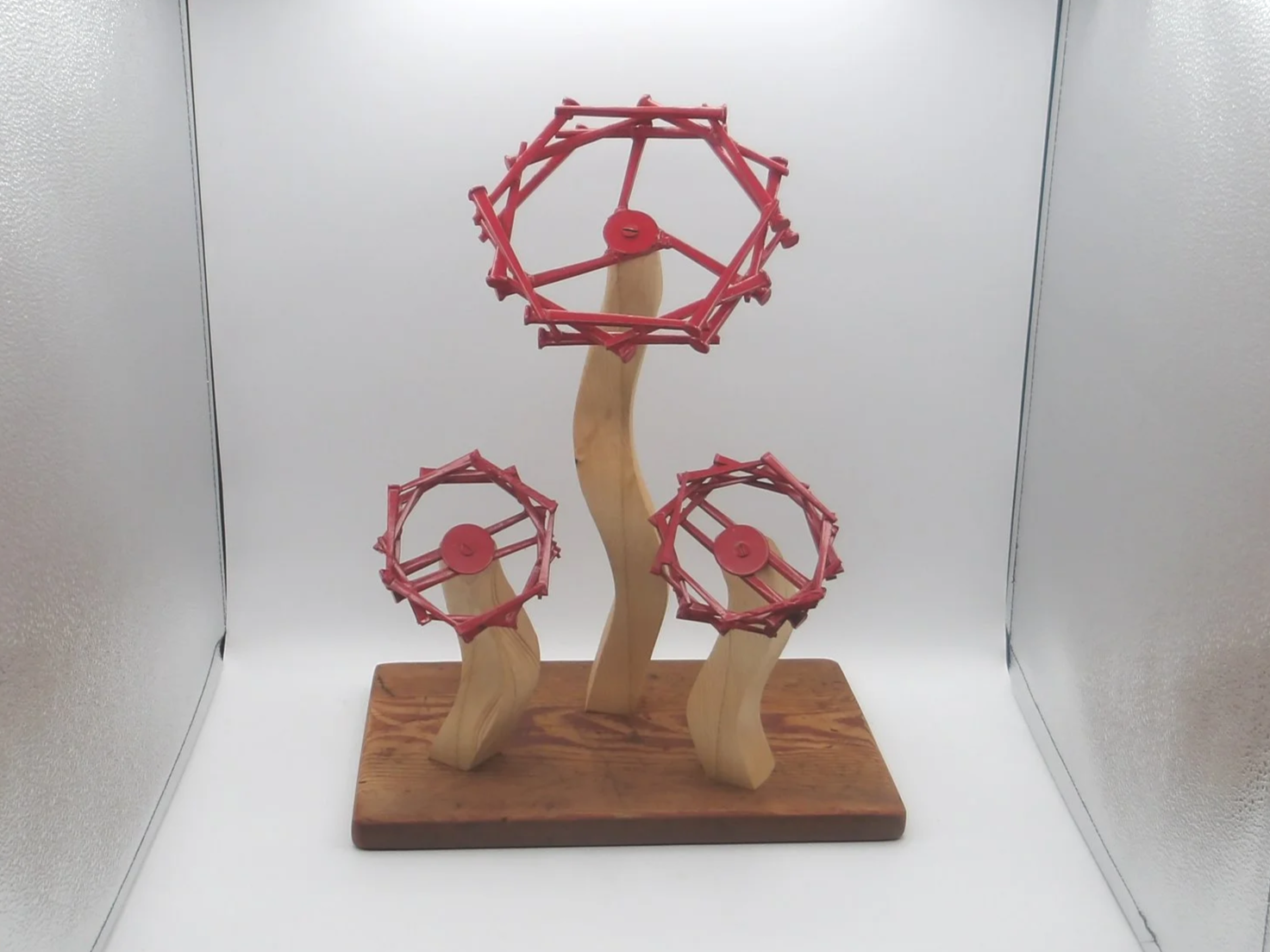 Curvy Wood Stems - Metal Flower Series