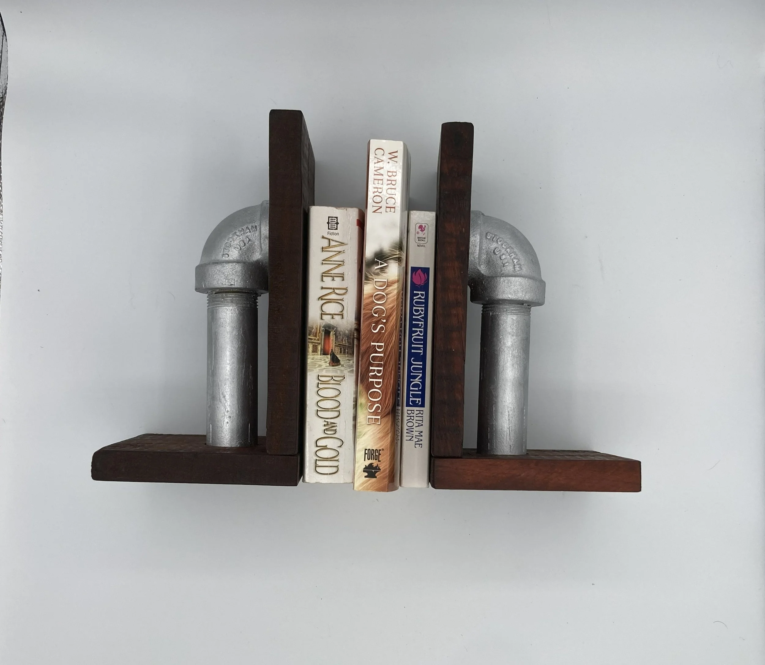 Pipe Book Ends