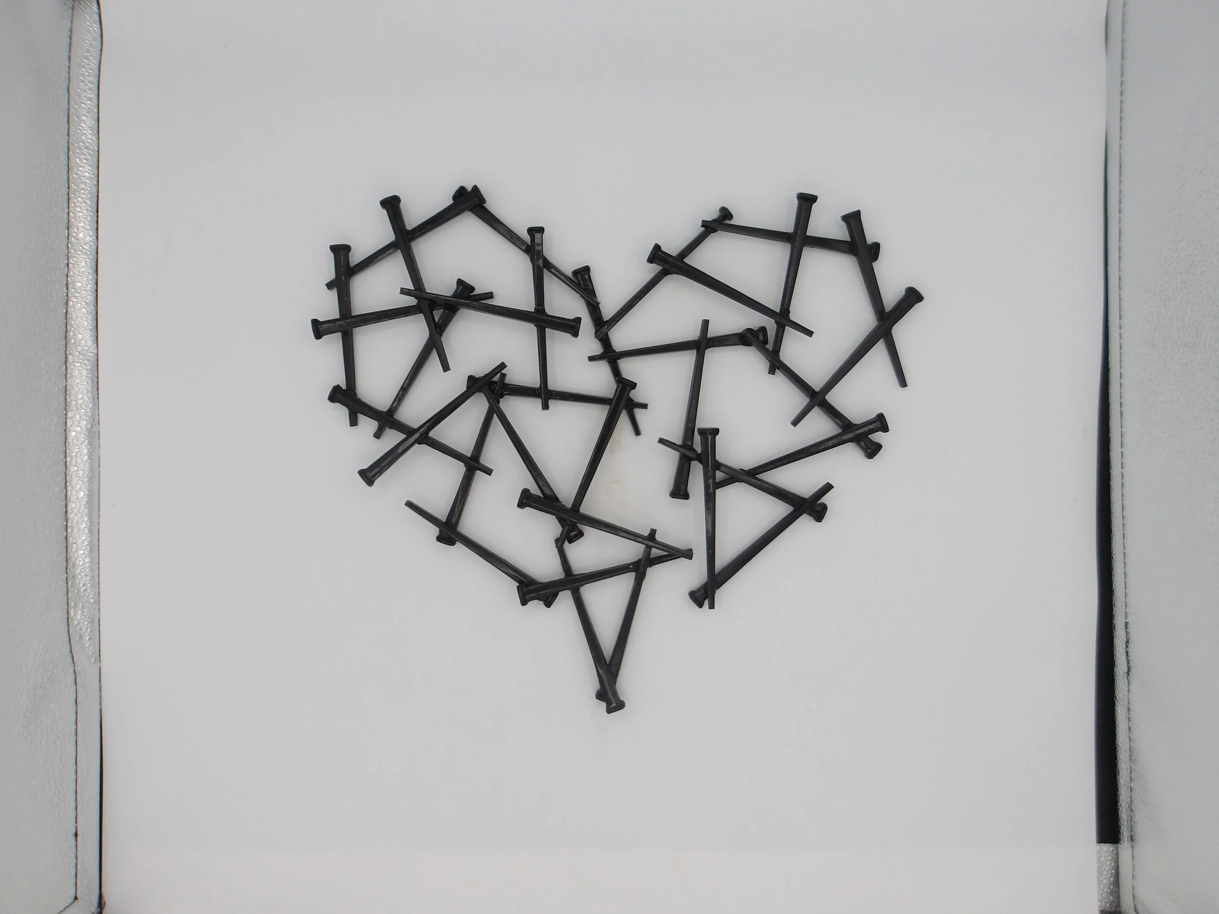 Antique Square Nail Hearts