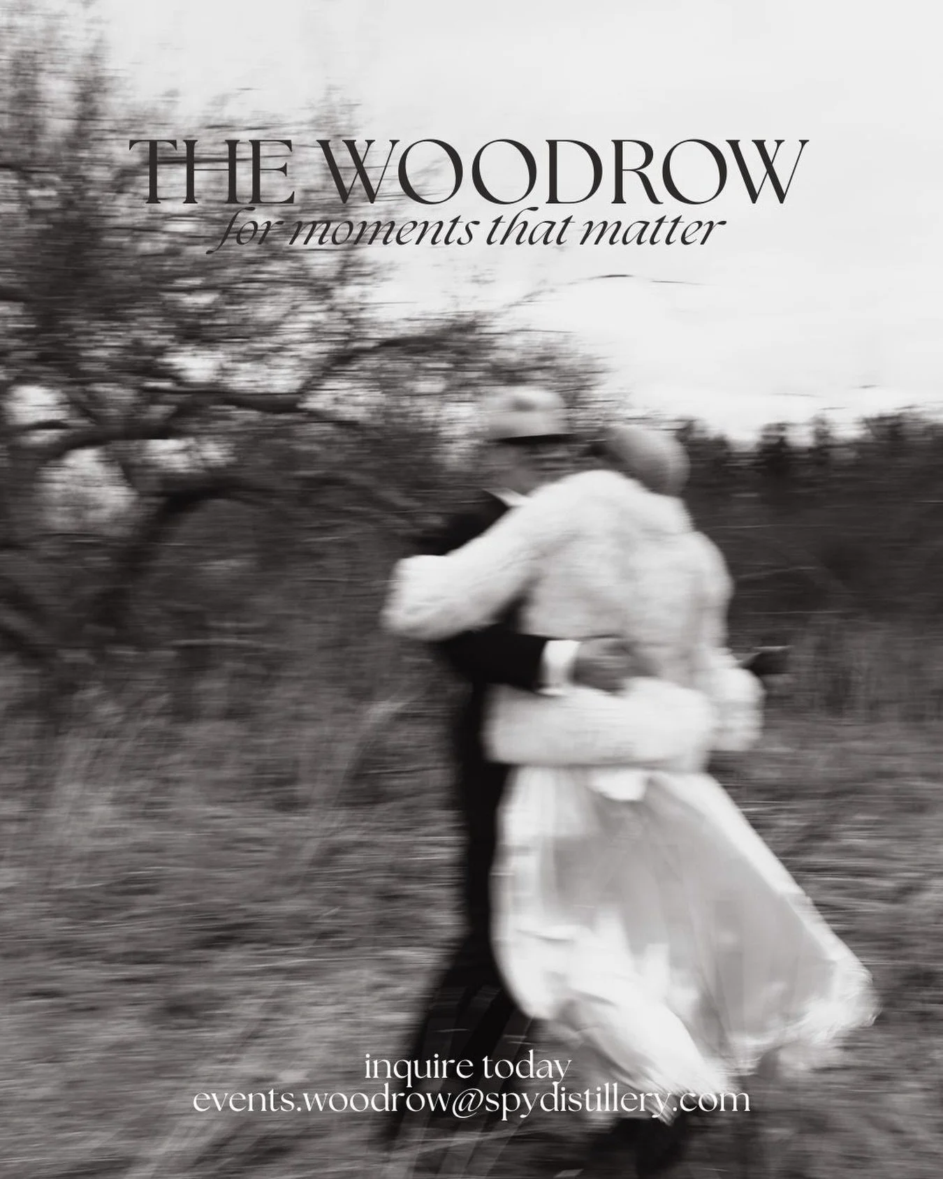 The Woodrow. A place for moments that matter. 

Start planning your event today. Head to the link in our bio, or email us directly at events.woodrow@spydistillery.com

#thewoodrow #southerngeorgianbay #bluemountainsontario #collingwoodcntario #bluemo