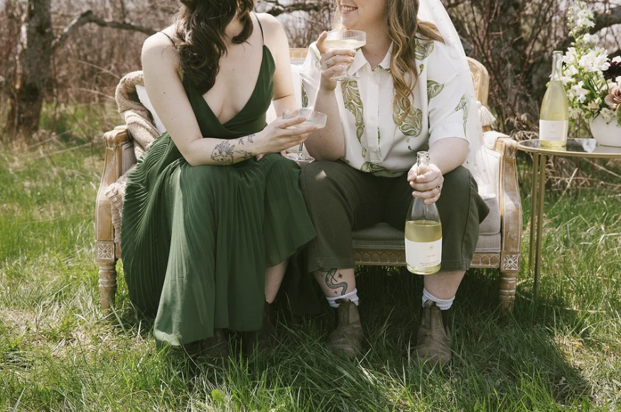 Modern rustic venue set in the Blue Mountains near Collingwood, Ontario