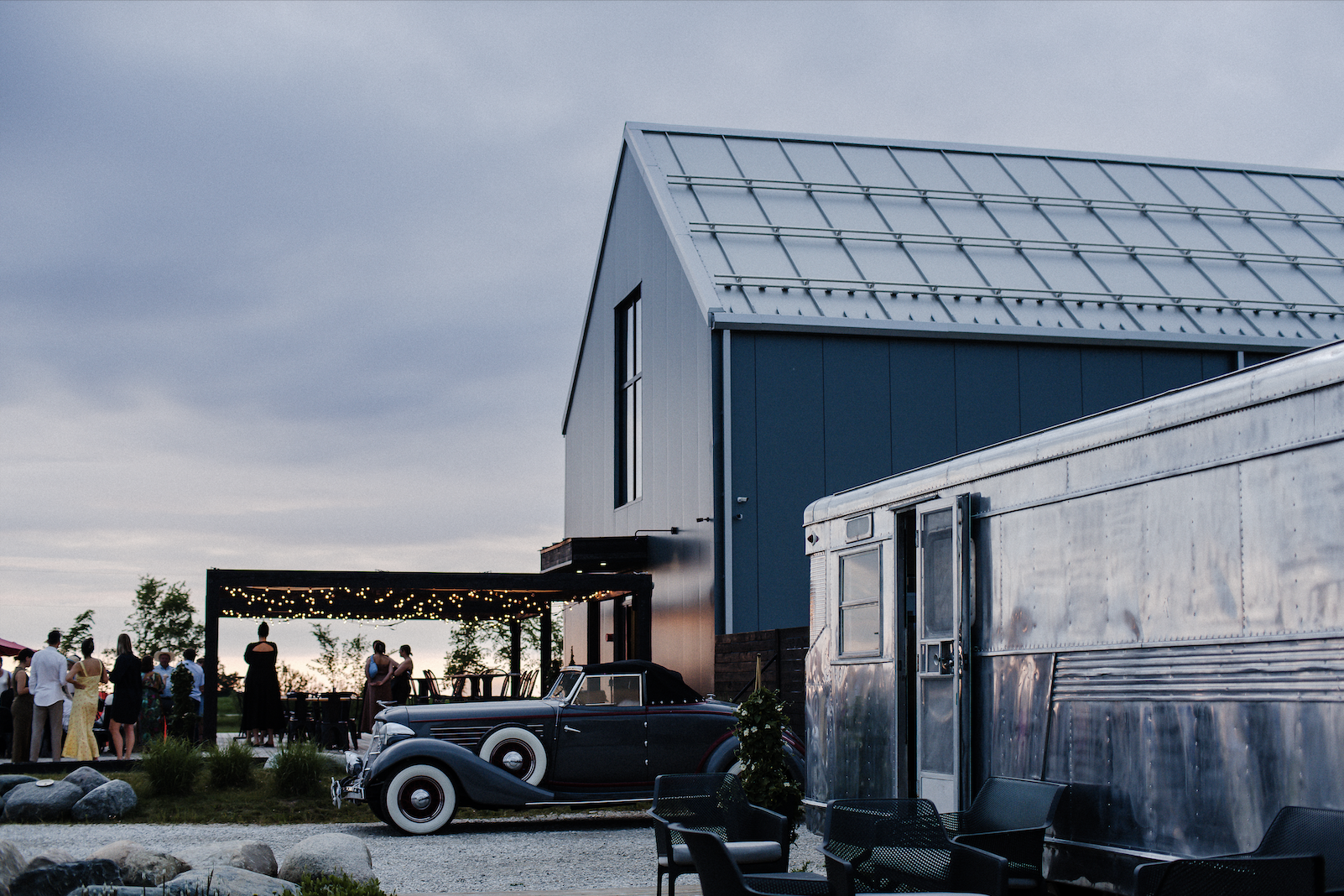 Elevated indoor-outdoor event space near Collingwood