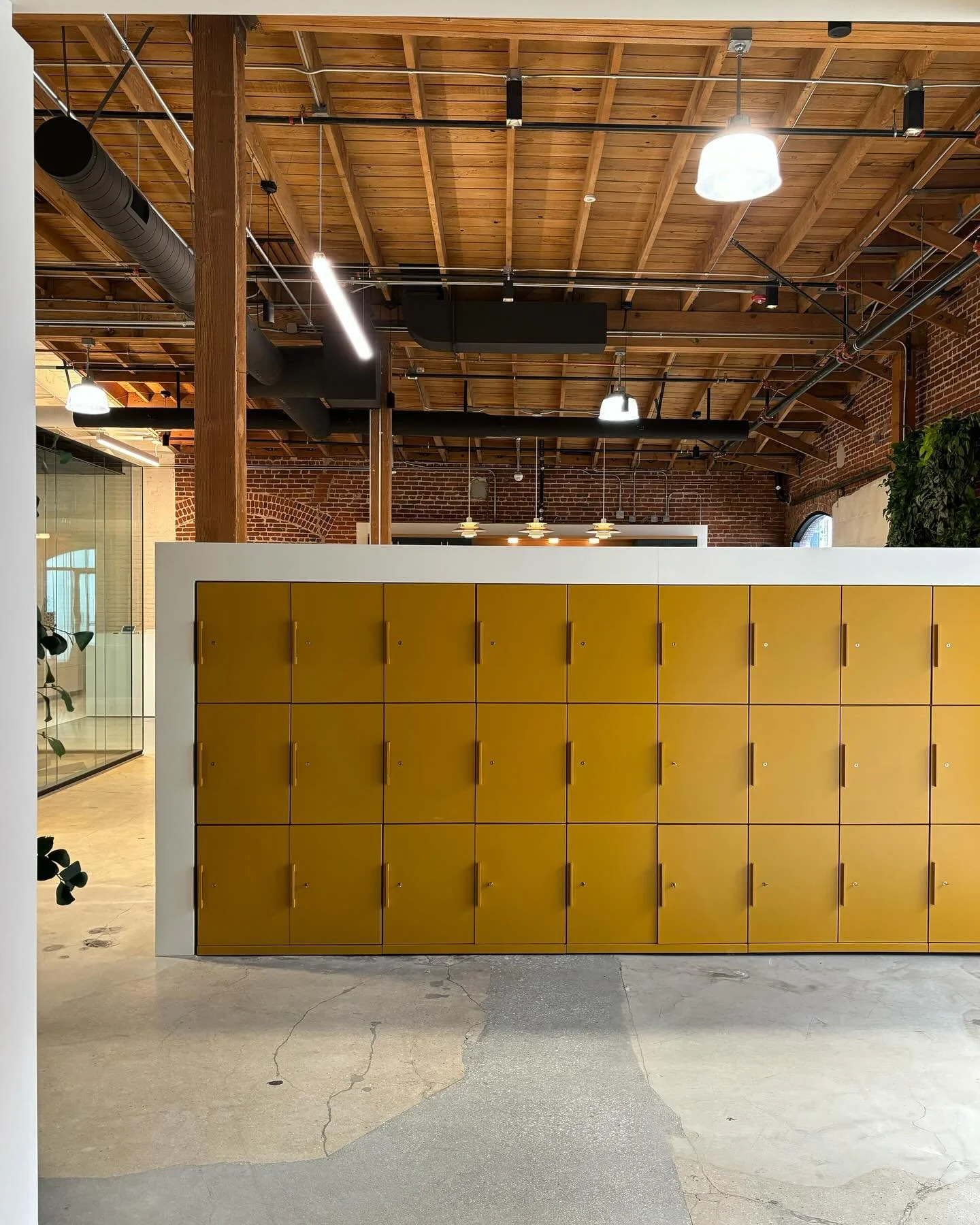 @environ_inc x @pivotinteriors such a vibrant workspace and showroom!