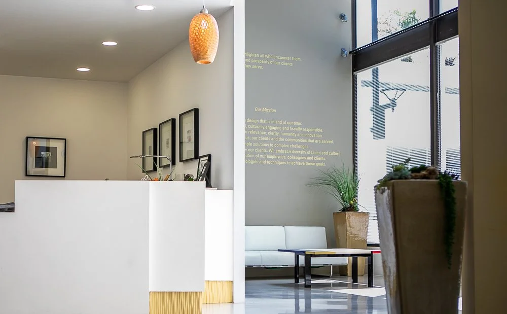 Envrion office reception area