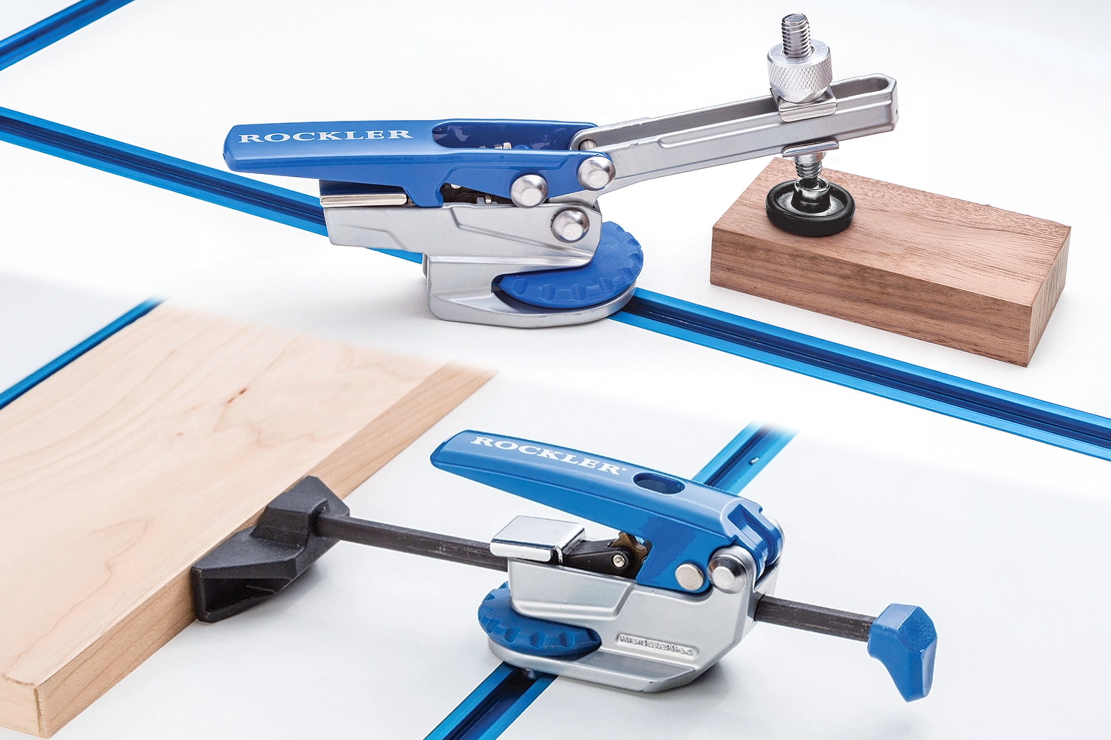 Rockler® Auto-Lock T-Track Clamps