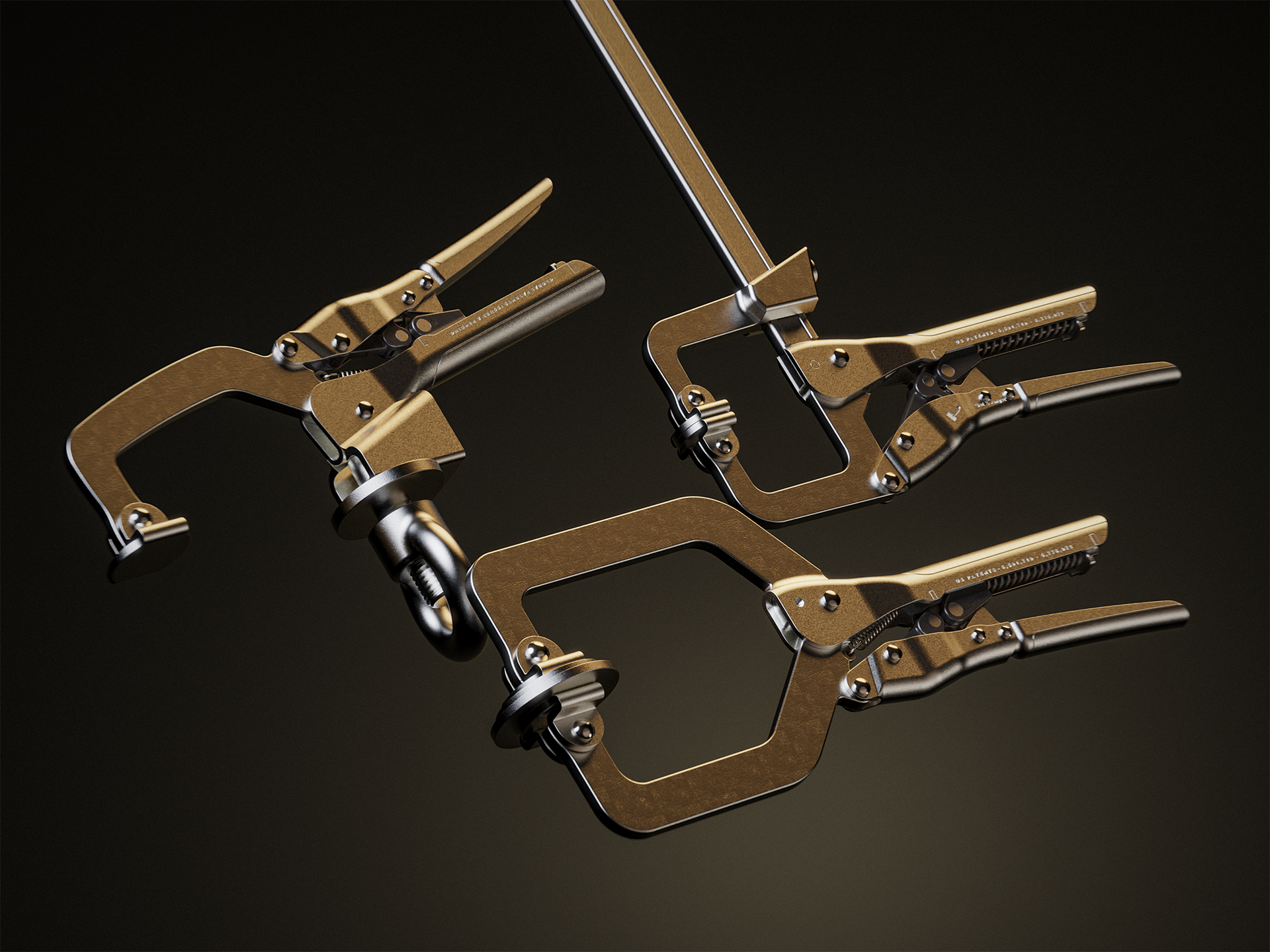 Auto-Adjust Woodworking Clamps