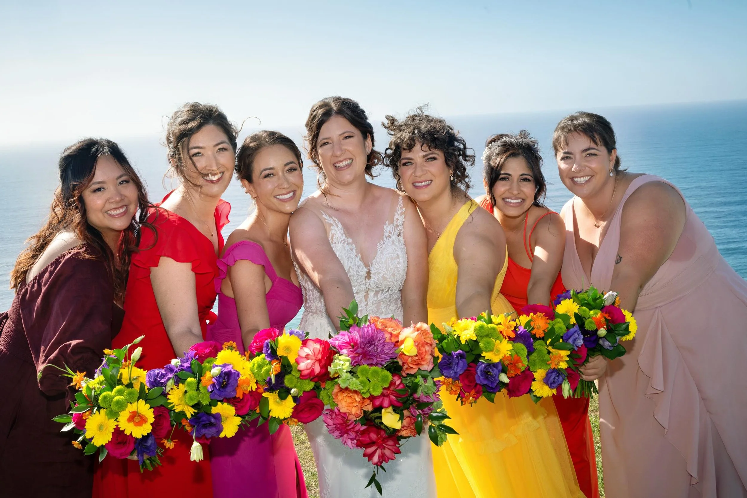 vibrant in every way ✨

Ceremony | @flytorrey 
Reception | @birchaquarium 
DJ | @supremedjentertainment 
Photo &amp; Video | @timaulgerphotography 
Florals | @francosflowers 
Catering | @wildthymeco 
Bar | @frenchgourmet 
HMU | @shadeandstrand 
Renta