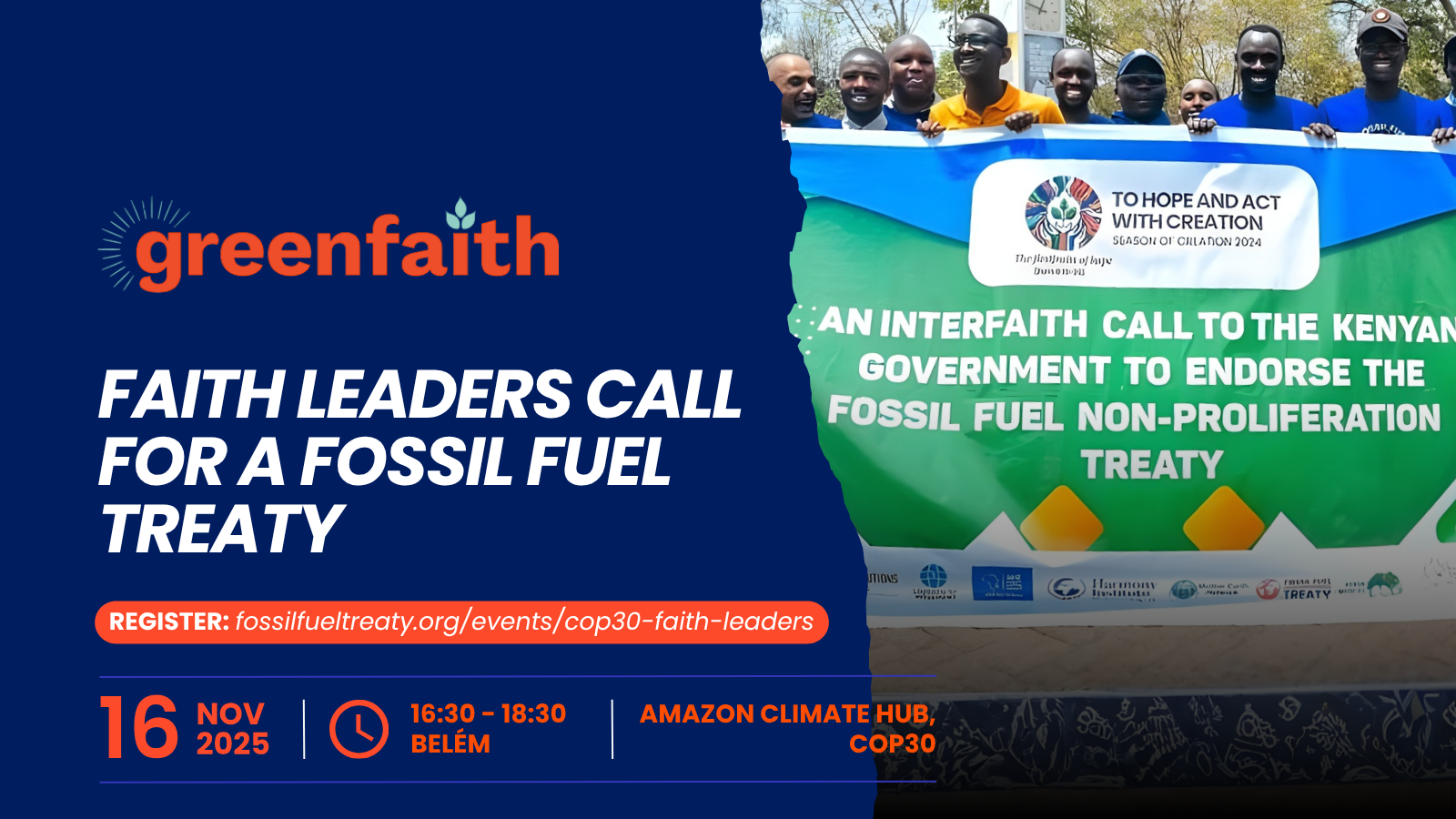 Faith Leaders Call for a Fossil Fuel Treaty