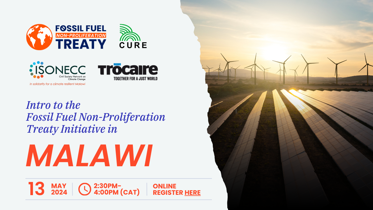 Introduction to the Fossil Fuel Non-Proliferation Treaty Initiative in Malawi
